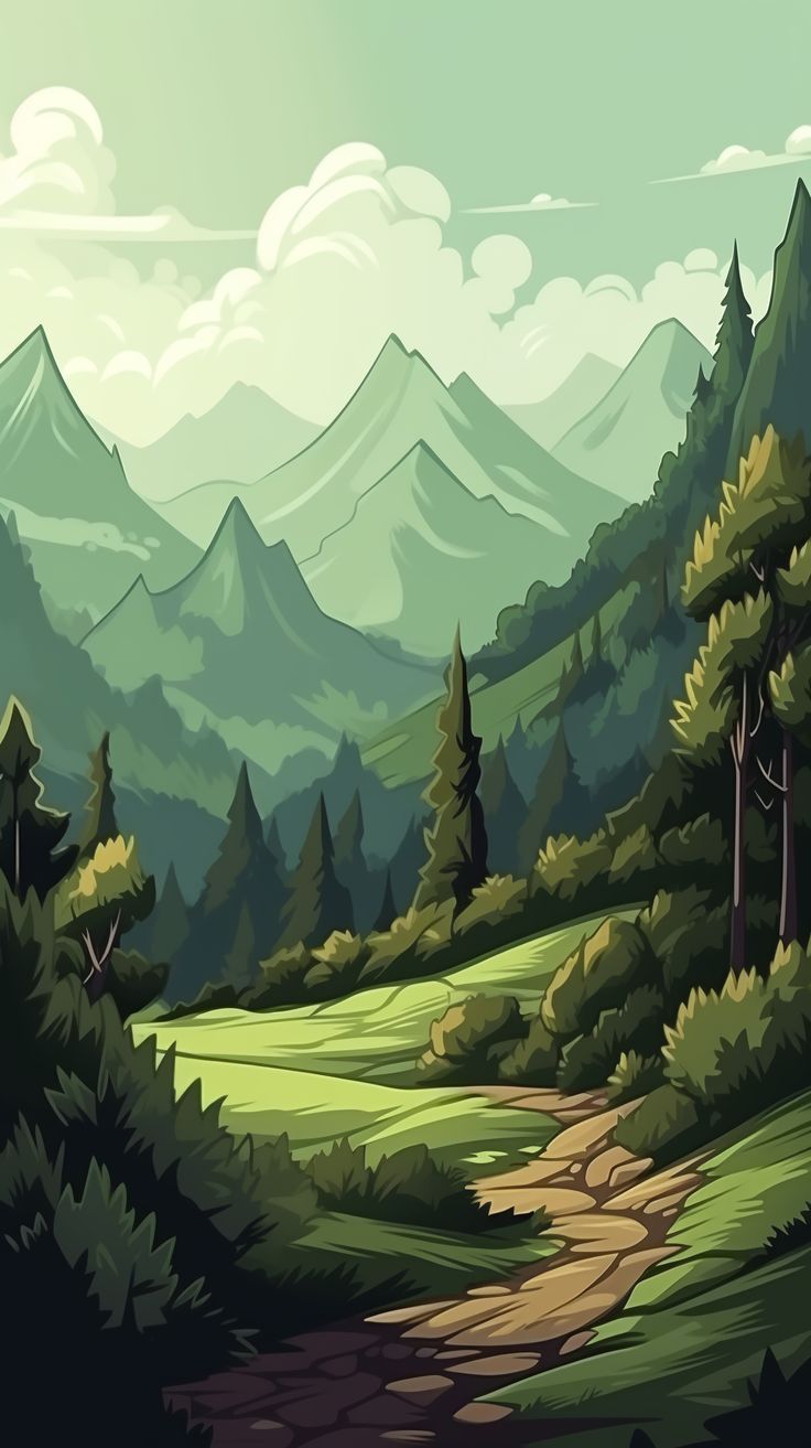 Drawn Nature Wallpapers Top Free Drawn Nature Backgrounds 
