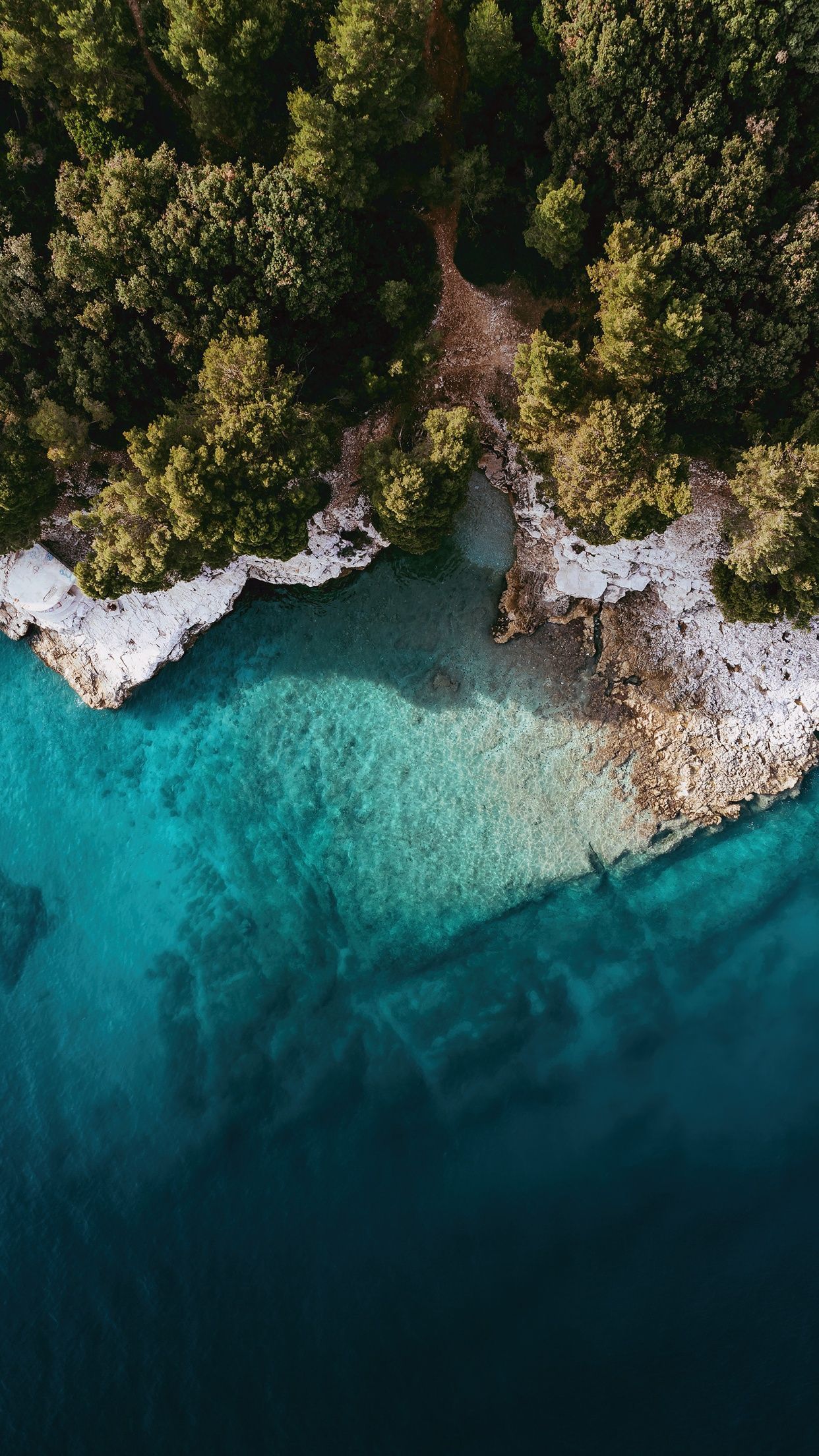 1242x2208 Island Wallpaper 4K, Mi Pad 5 Pro