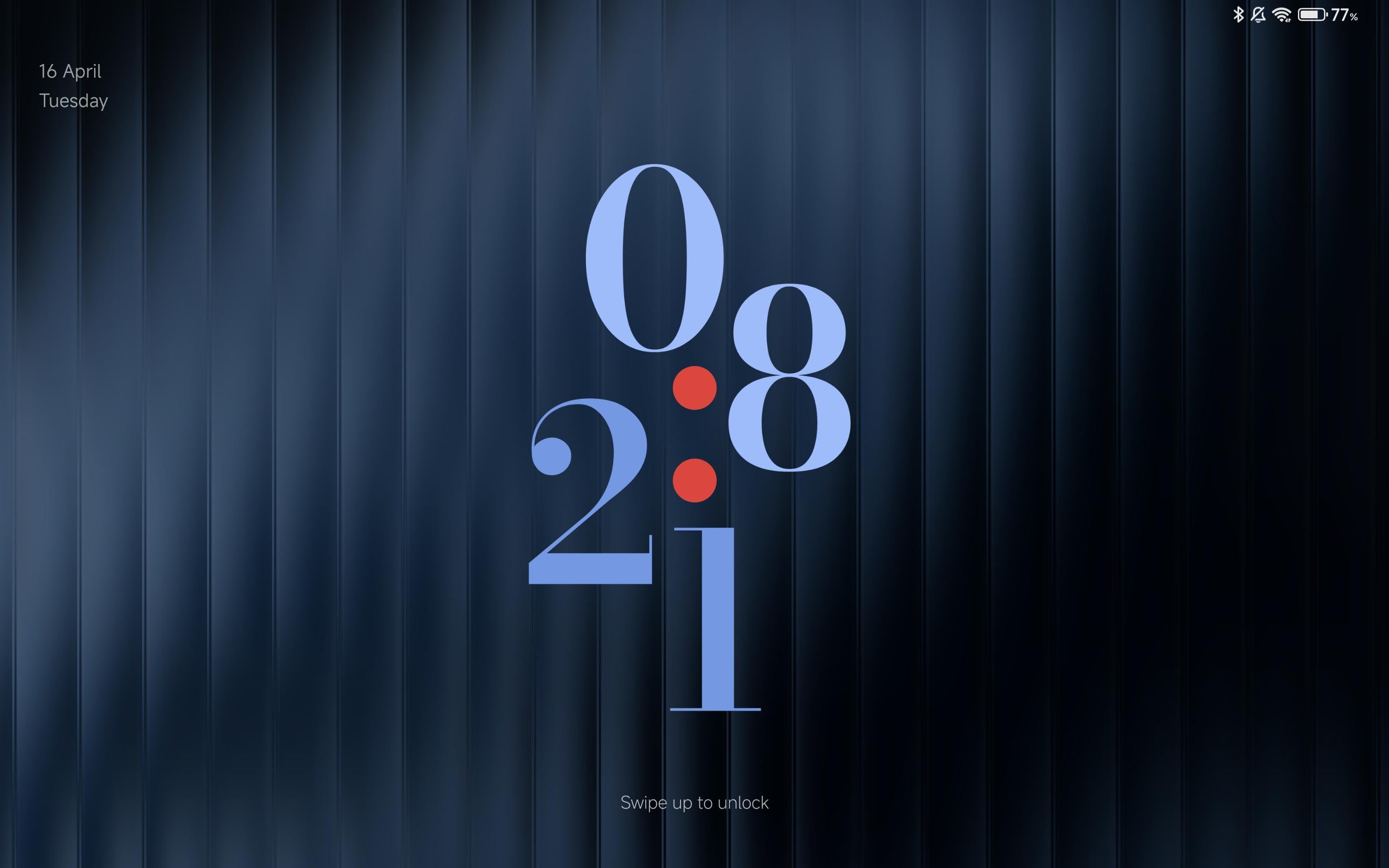 2880x1800 How is my minimalistic home screen look? (Xiaomi Pad 6)