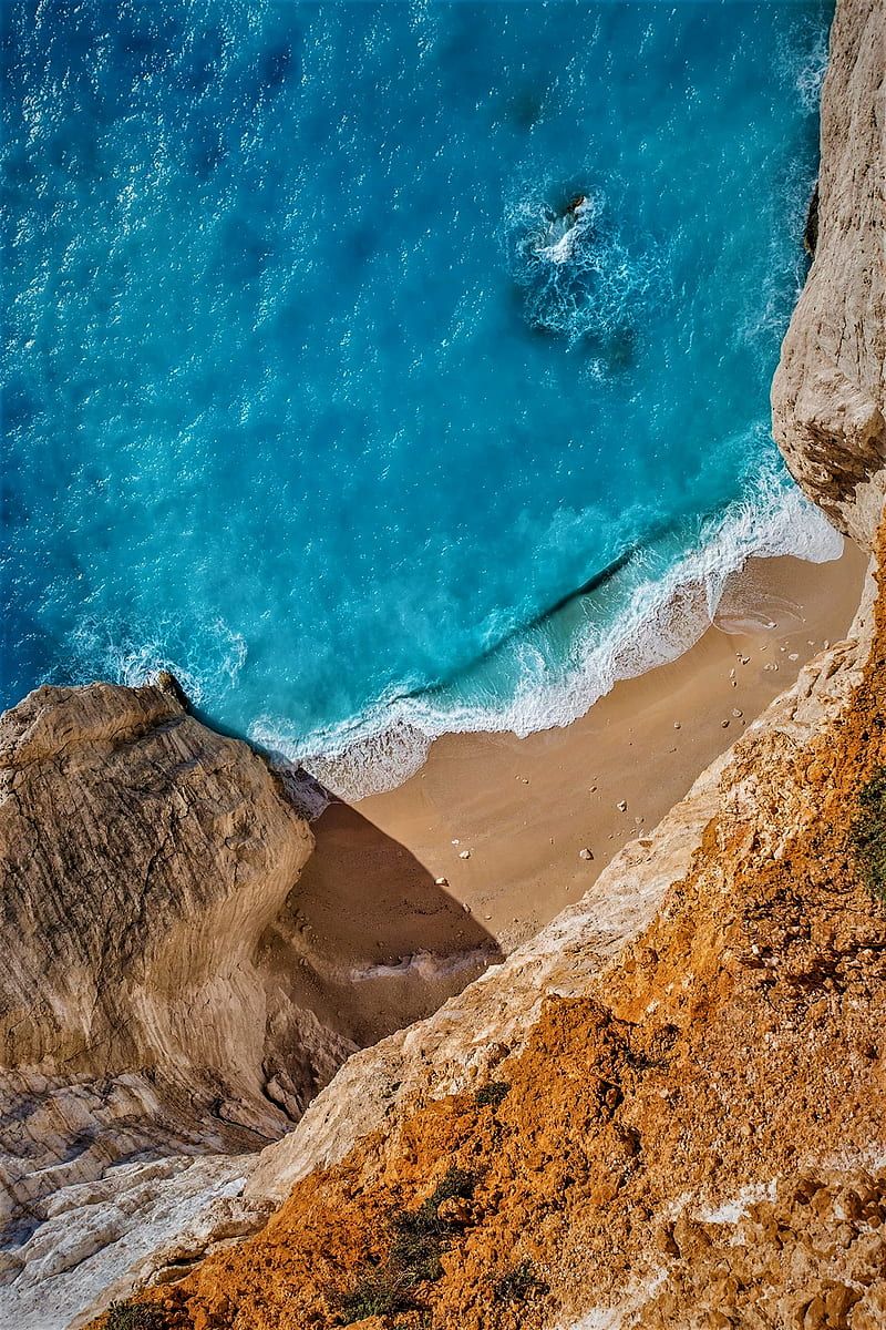 800x1200 Xiaomi, beach, landscape, ocean, HD