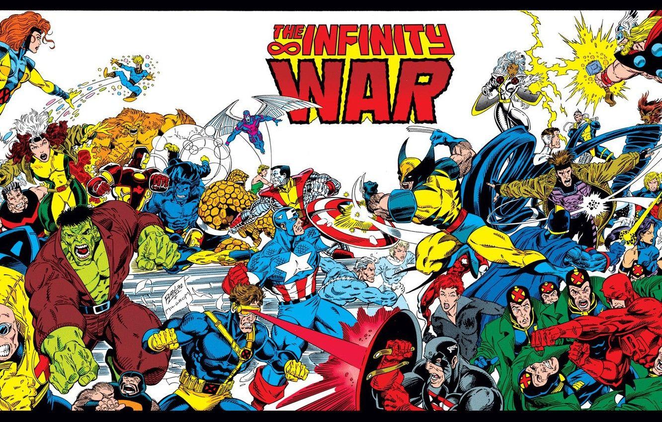 1332x850 Wallpaper Hulk, Wolverine, X Men, Daredevil, Thor, Marvel