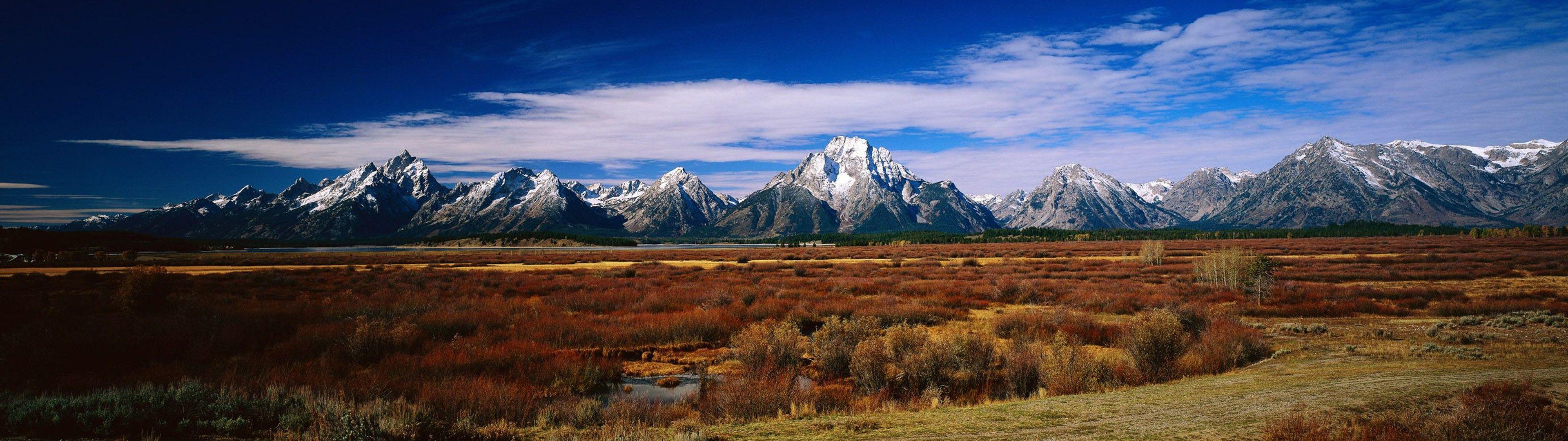 3840x1080 Landscapes Mountains Nature Outdoors Snow 2788741