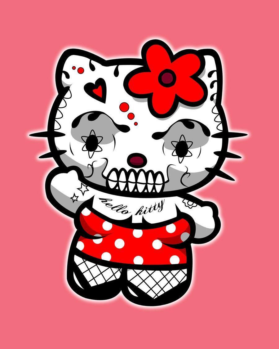 Zombie Hello Kitty Wallpapers Top Free Zombie Hello Kitty Backgrounds