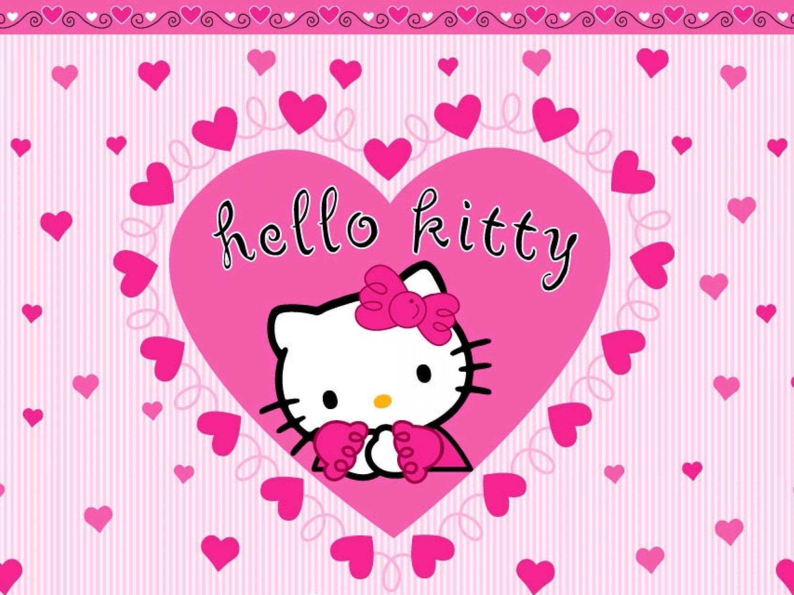 2560x1920 Hello Kitty Valentines Wallpaper background picture