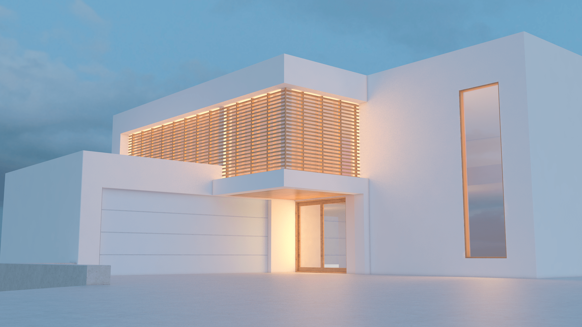 1920x1080 Modern House HD Wallpaper