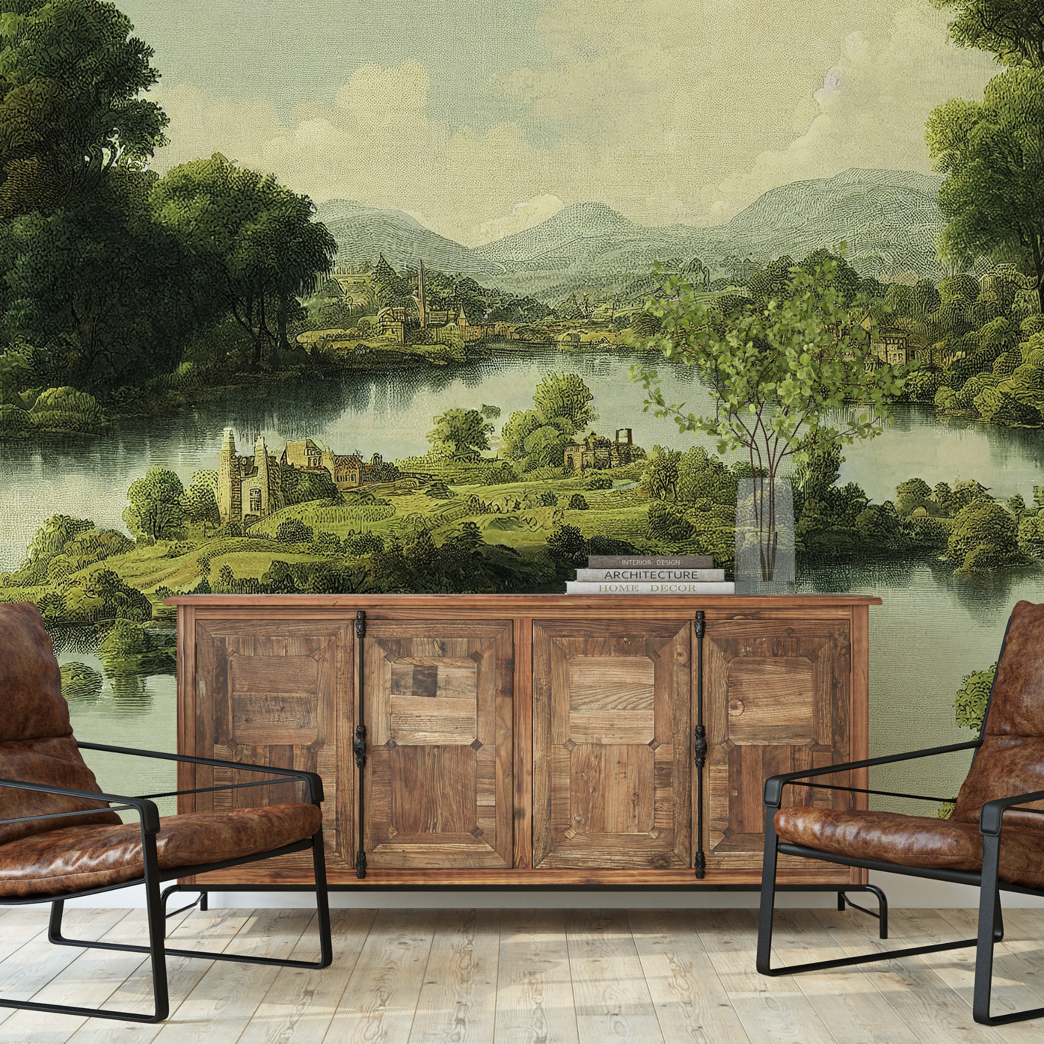 2048x2048 Piedmont Peel and Stick Wallpaper Friendly / 2 ft (H) x 19