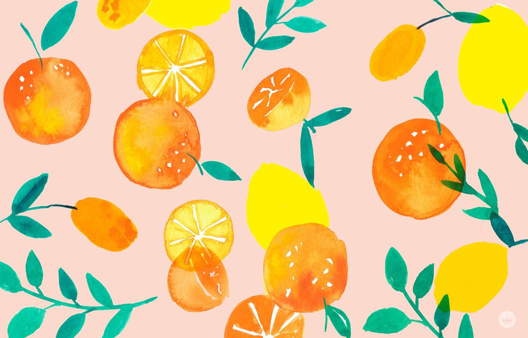 iphone x wallpapers fruit wallpaper, orange aesthetic on aesthetic fruit wallpapers