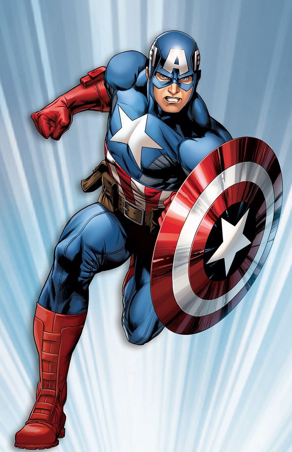 Captain America Cartoon Wallpapers - Top Free Captain America ...