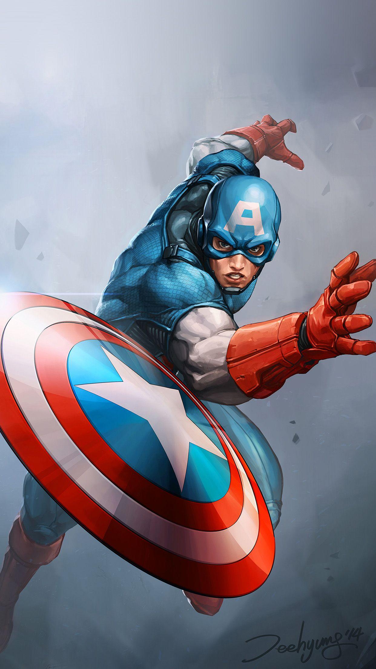 1242x2208 iPhone 6 wallpaper. hero captain
