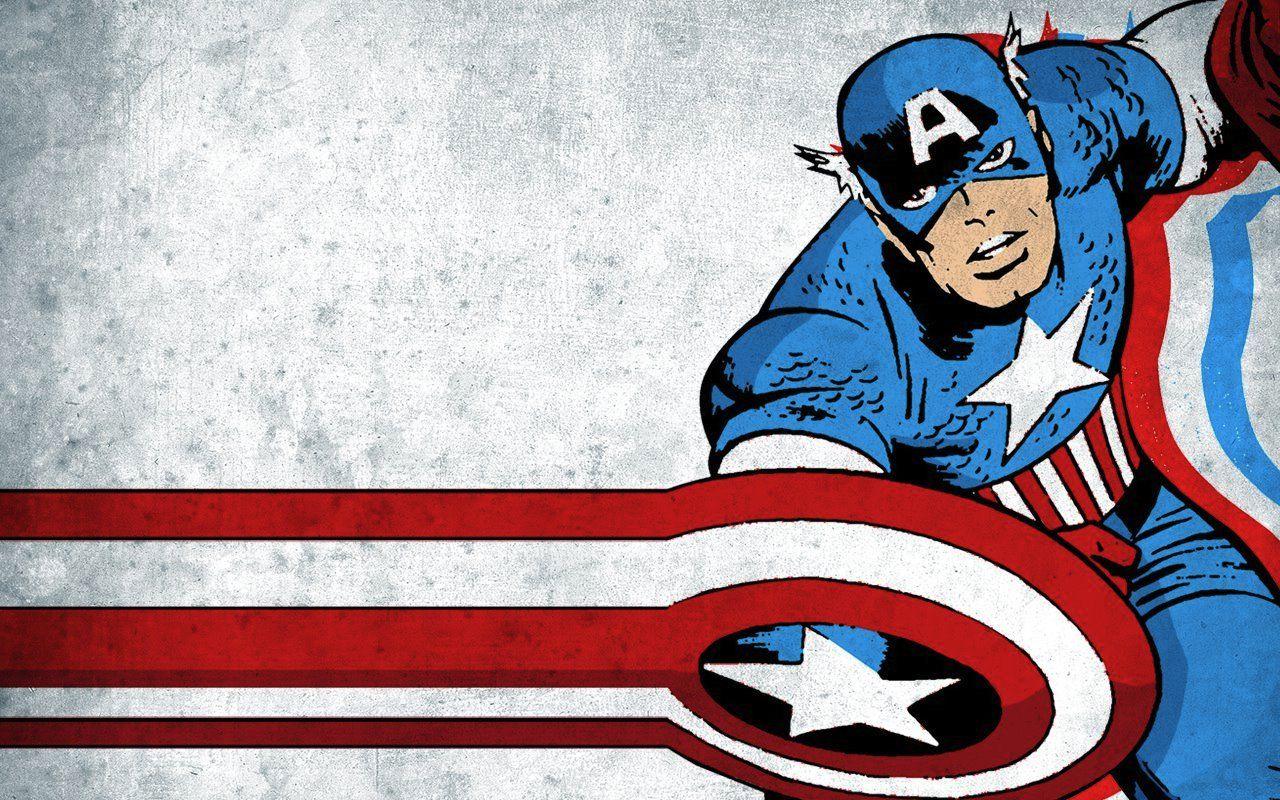 Captain America Cartoon Wallpapers - Top Free Captain America Cartoon ...