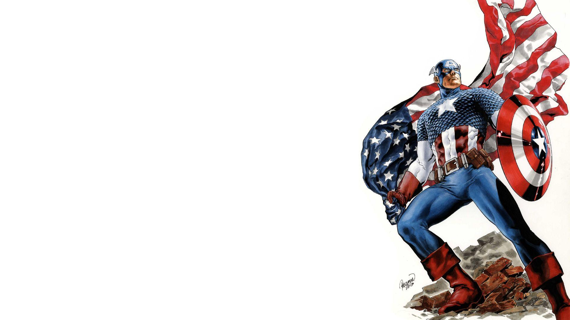 1920x1080 Captain America HD Desktop Background Wallpaper