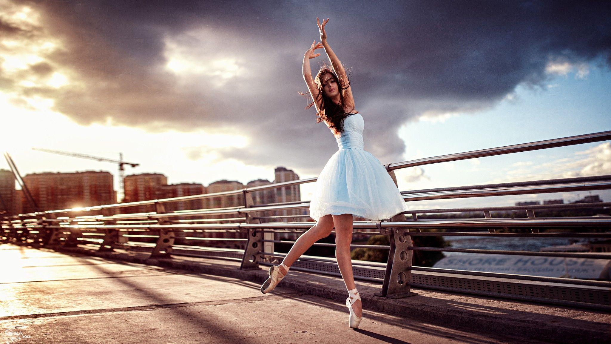 2048x1152 #dancing, #Georgy Chernyadyev, #brunette, #women