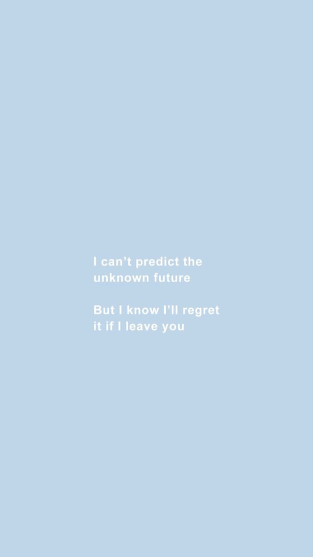1242x2208 Aesthetic Blue Wallpaper