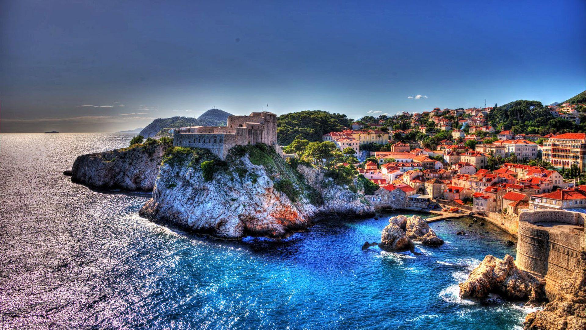 1920x1080 Adriatic Dubrovnik Croatia Ancient City Walls And Historical