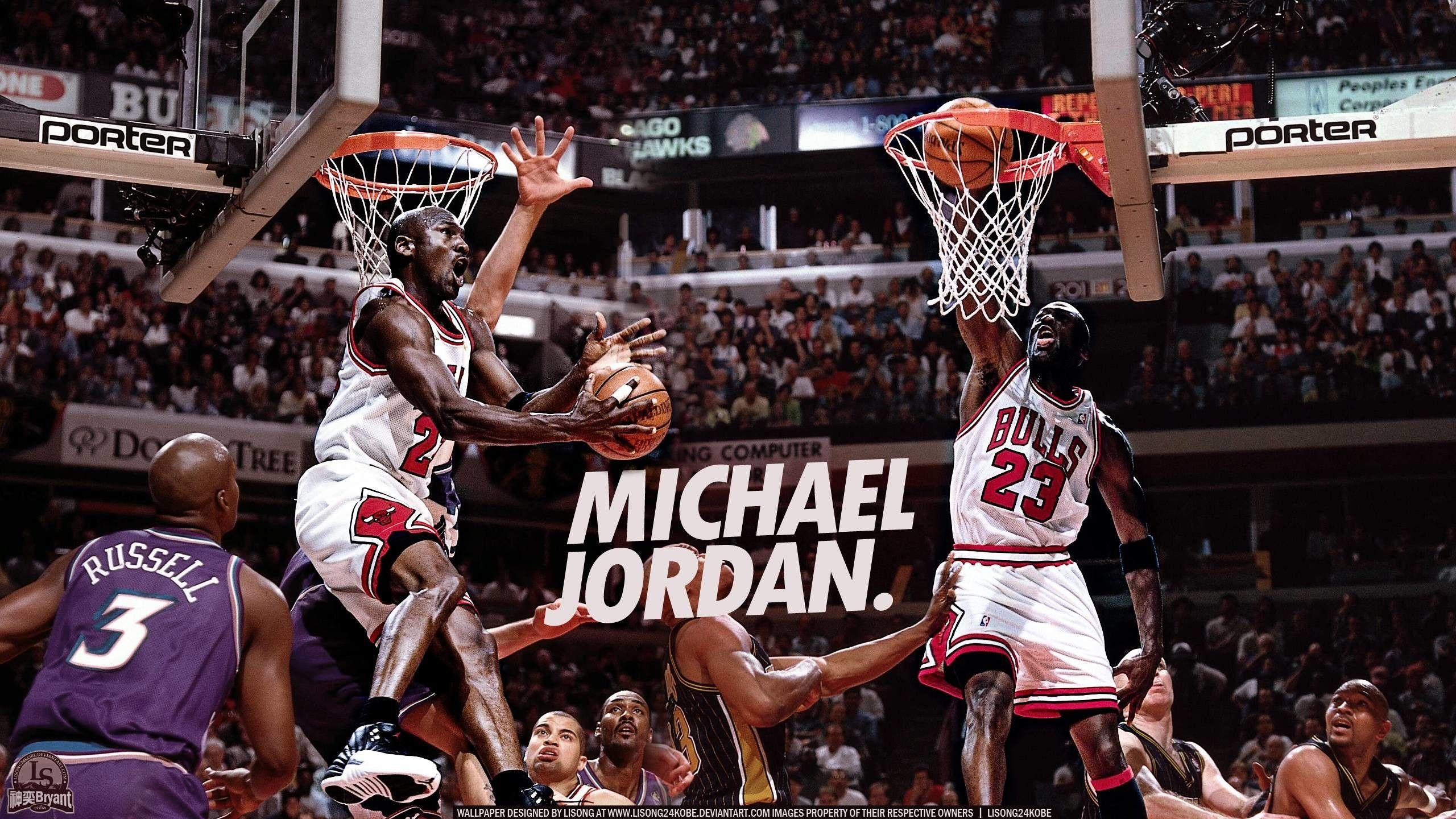 2560x1440 Michael Jordan Logo Wallpaper background picture