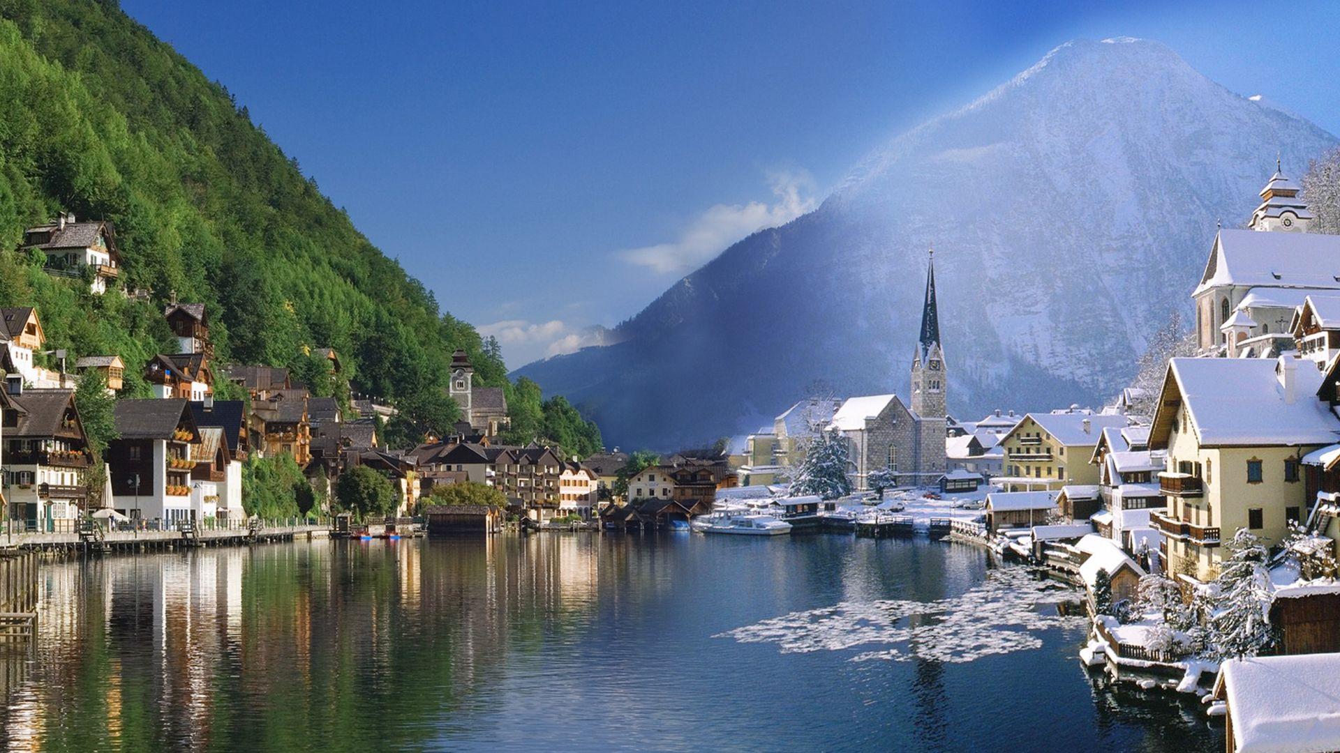 1920x1080 Download 1920x1080 HD Wallpaper bad goisern mountain winter