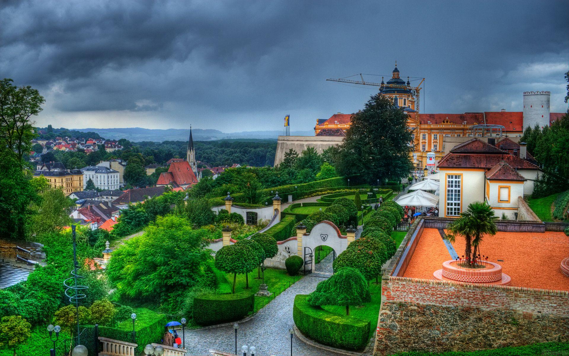 1920x1200 melk abbey austria HD Wallpaper. Background Image