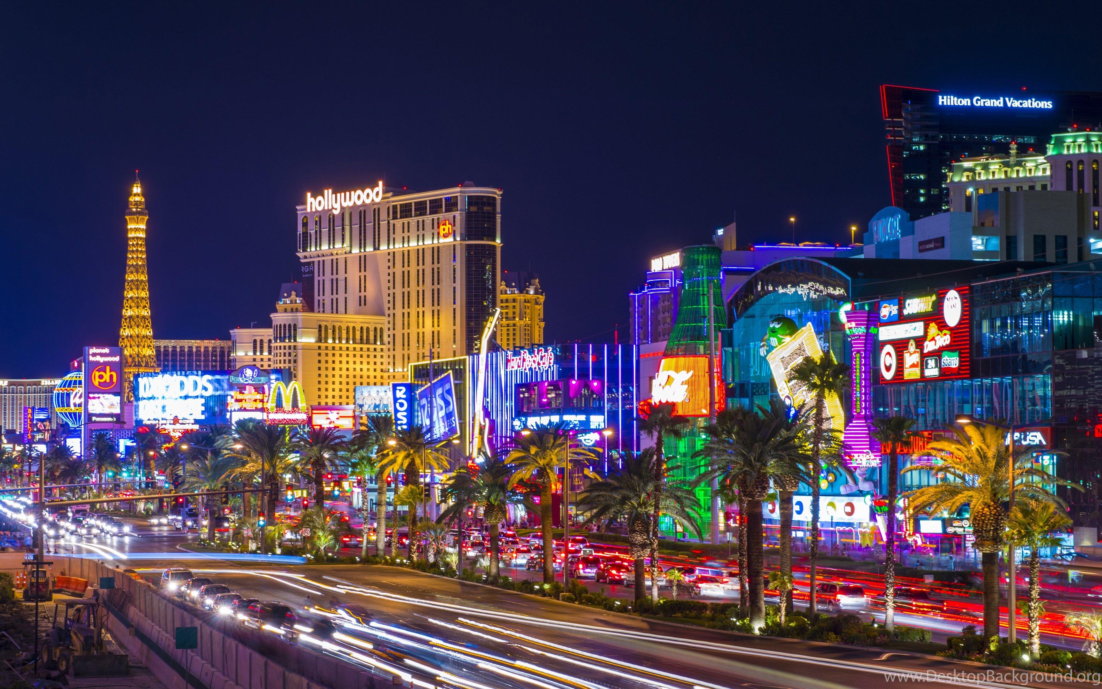 3840x2400 HD Las Vegas Wallpaper Desktop Background