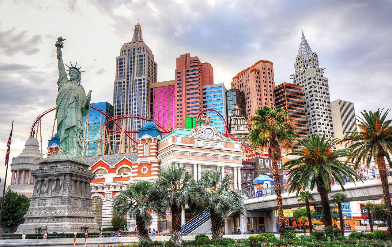 1280x808 Wallpaper Statue of Liberty Las Vegas USA Cities