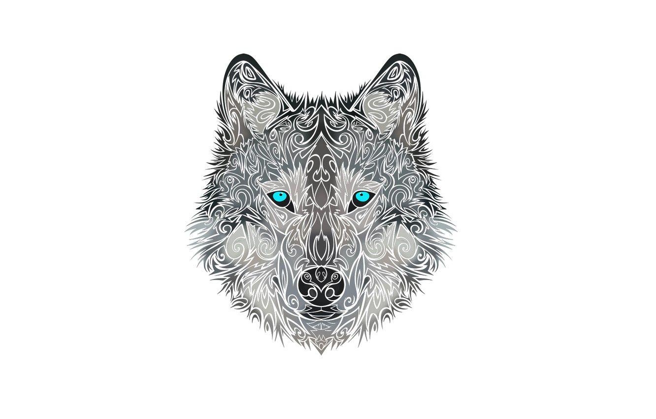 1332x850 Wallpaper face, style, wolf, dog, head, wolf image