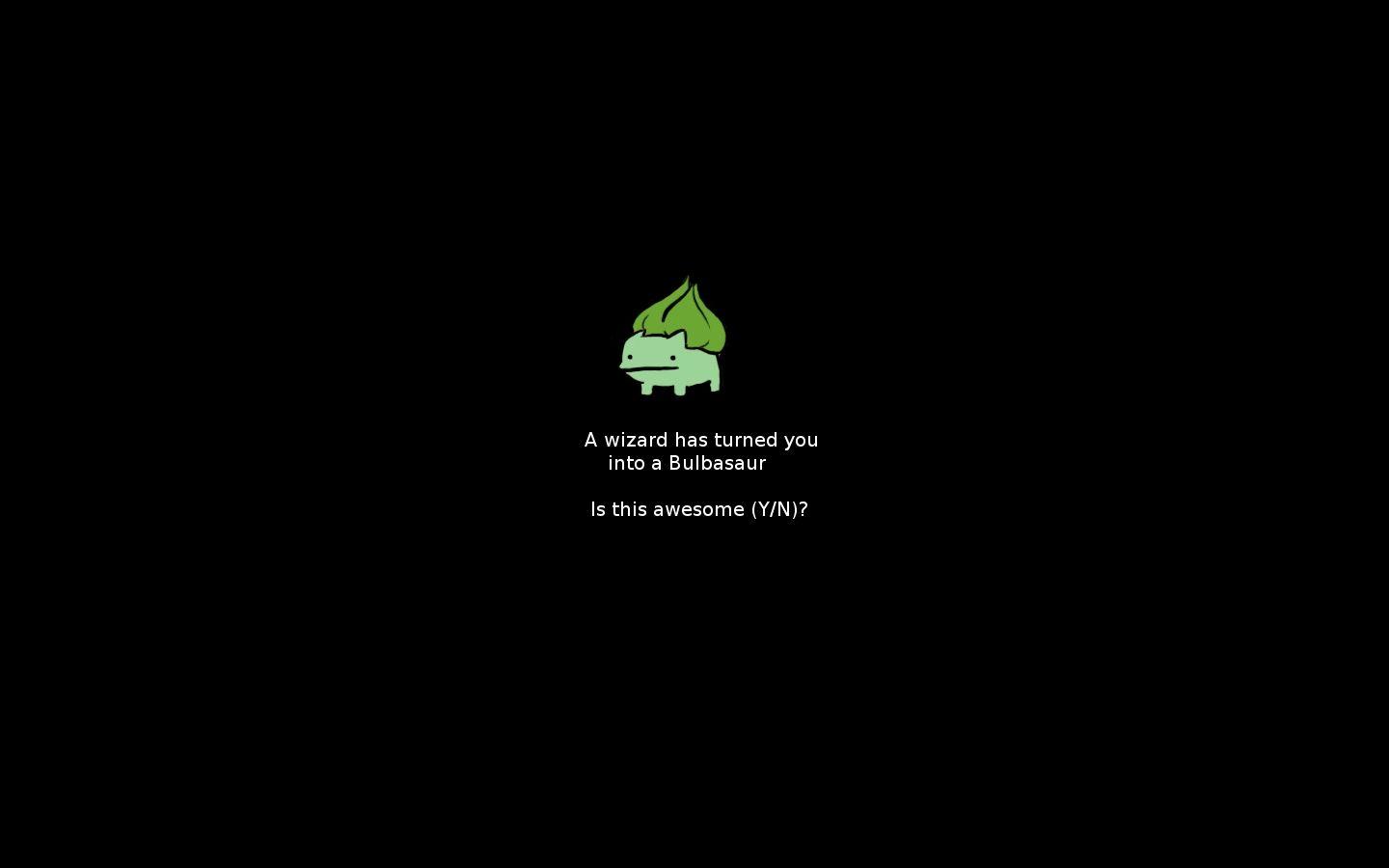 1440x900 pokemon bulbasaur humor funny 1440x900 wallpaper High