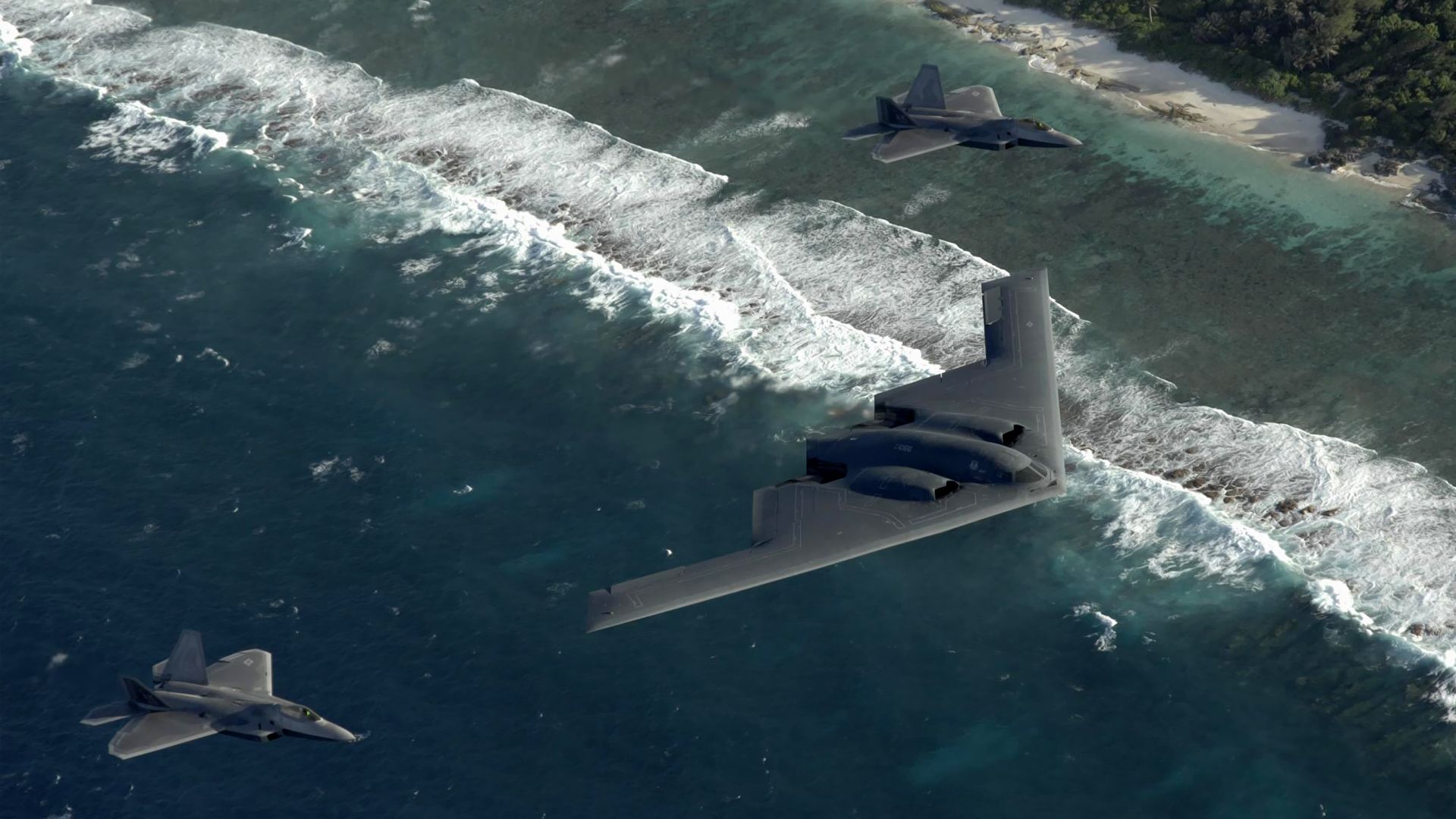 1920x1080 HD Wallpaper of Stealth Military
