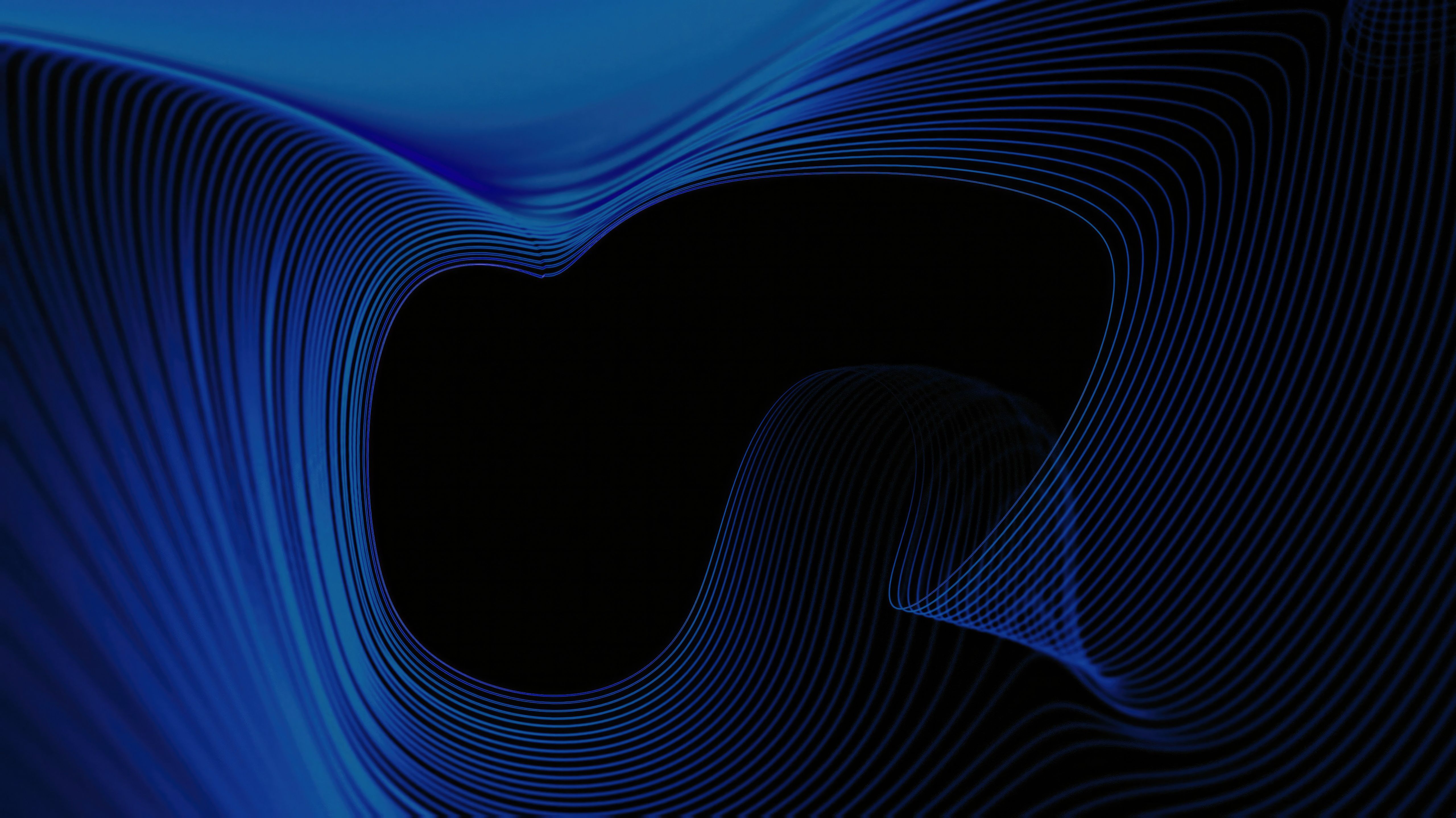 5120x2880 Blue Black Abstract Swirl Machine 5k UltraWide Quad HD 1440P , HD 4k Wallpaper, Image, Background, Photos and Picture