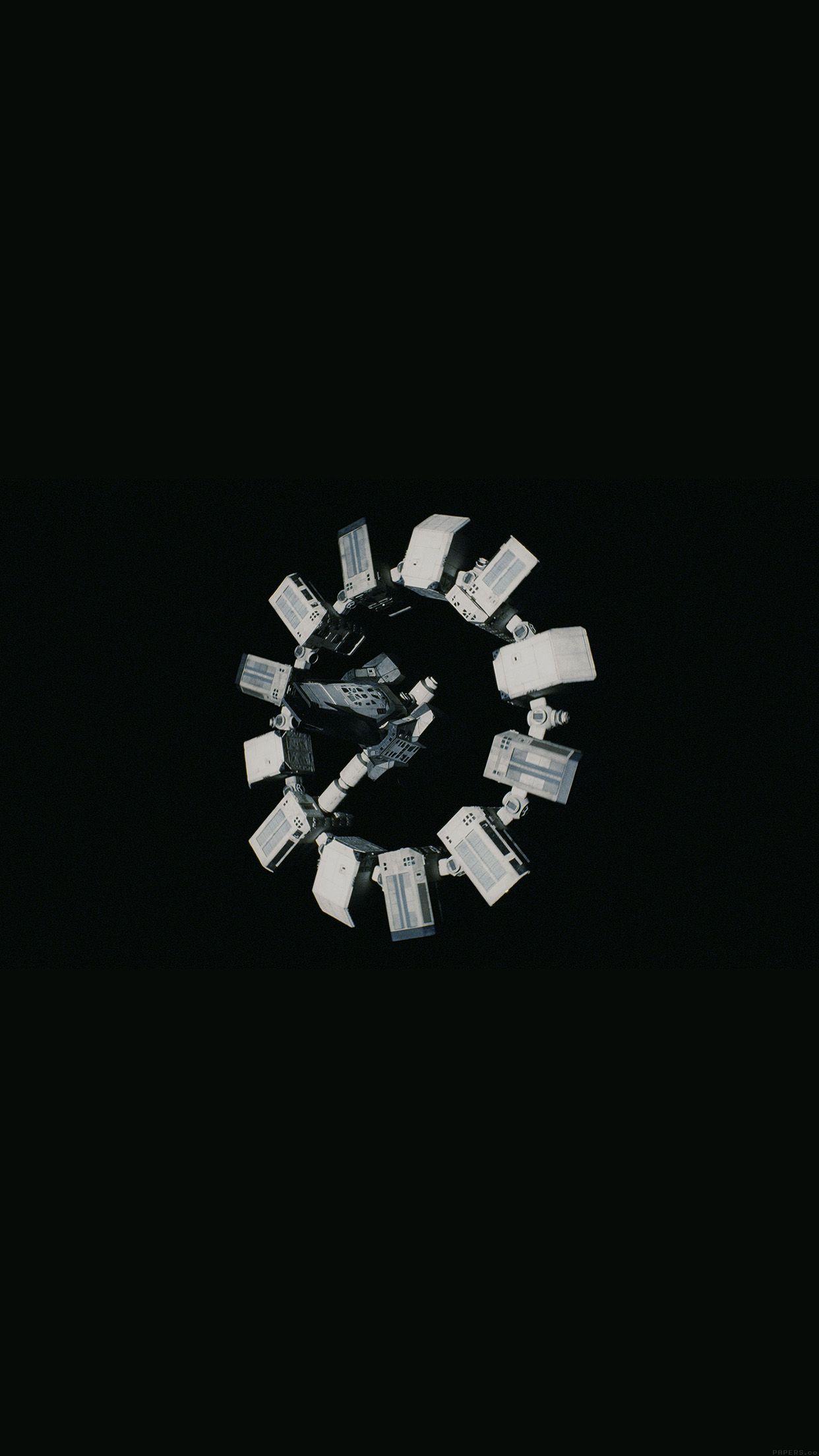 1242x2208 iPhone 6 Wallpaper spaceship interstellar space