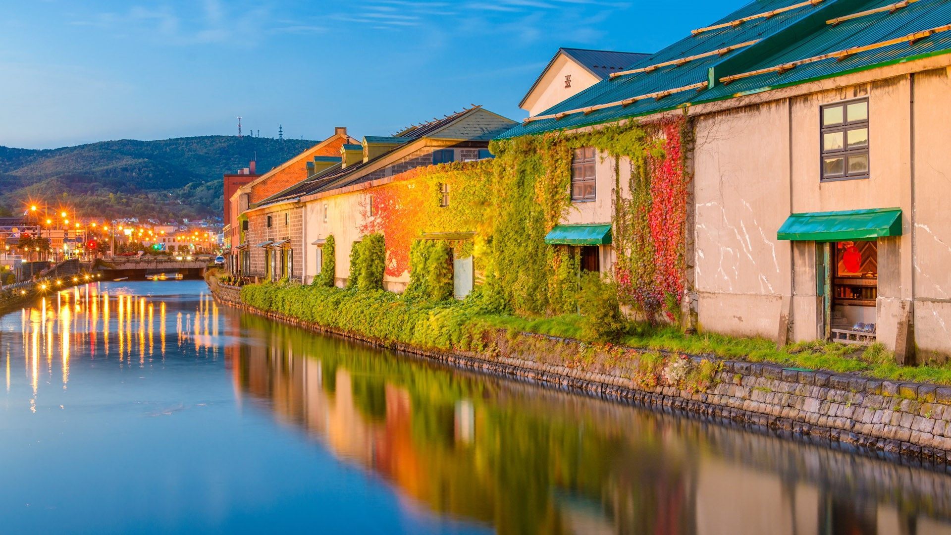 1920x1080 Historic Otaru Canals in Otaru at