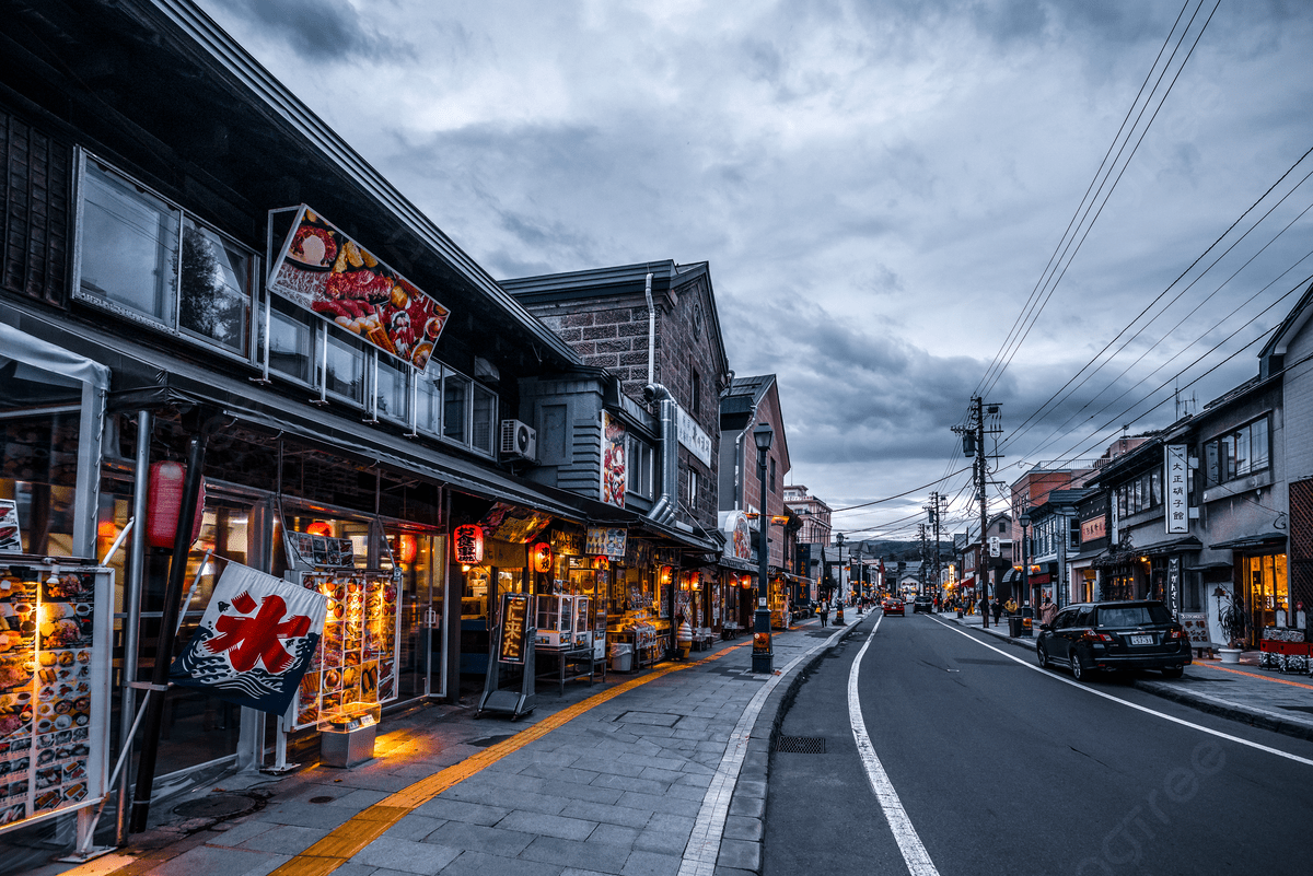 1200x801 Otaru Commercial Street Hokkaido