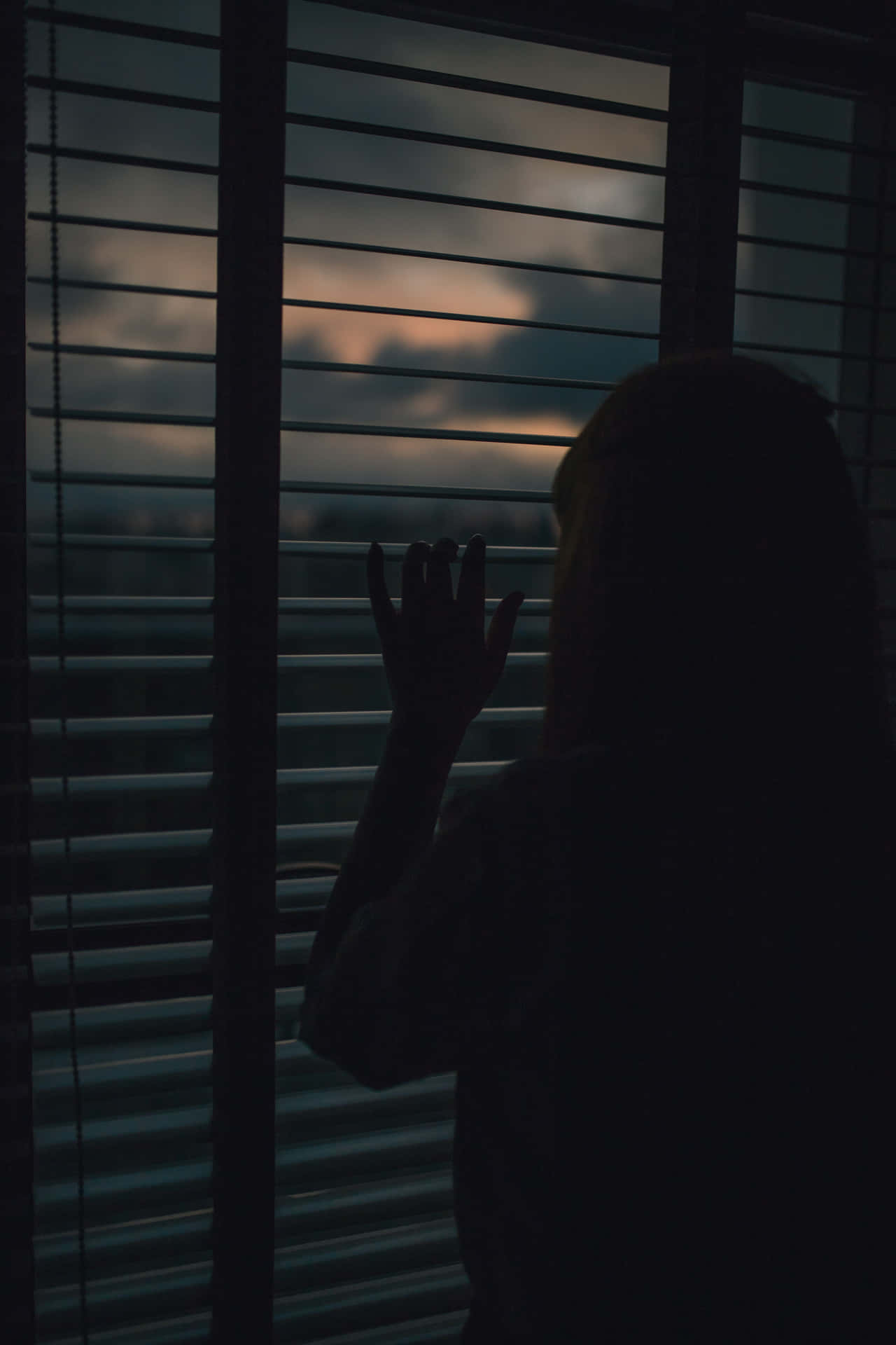 1280x1920 Dark Room Waiting For Someone Wallpaper