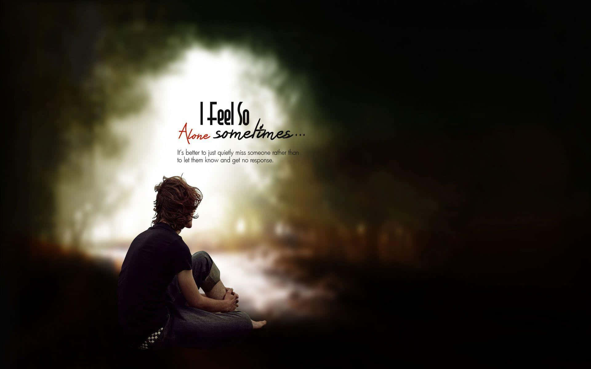 1920x1200 I Am Alone Wallpaper