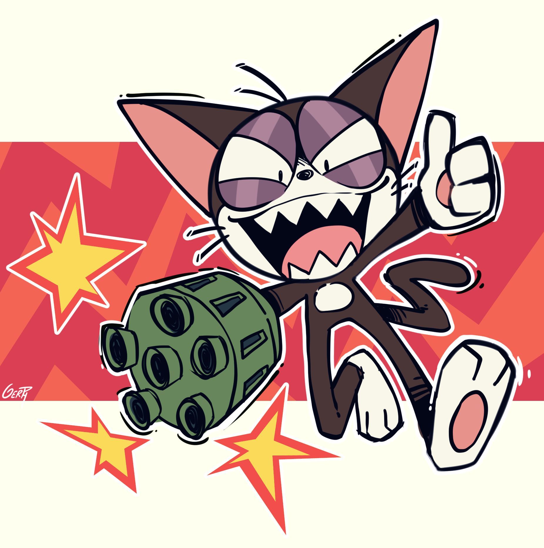 1851x1866 Cyborg Kuro Chan By Gerph On Newgrounds