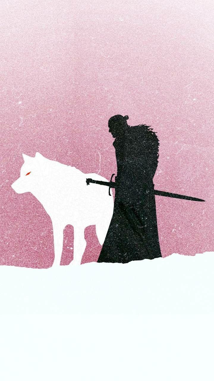 720x1280 JON & GHOST. Snow wallpaper iphone, Jon snow wolf