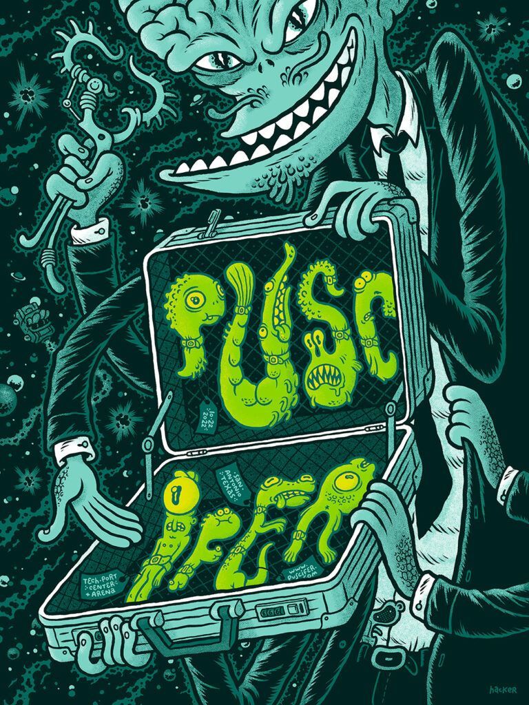 768x1024 Puscifer San Antonio gig poster