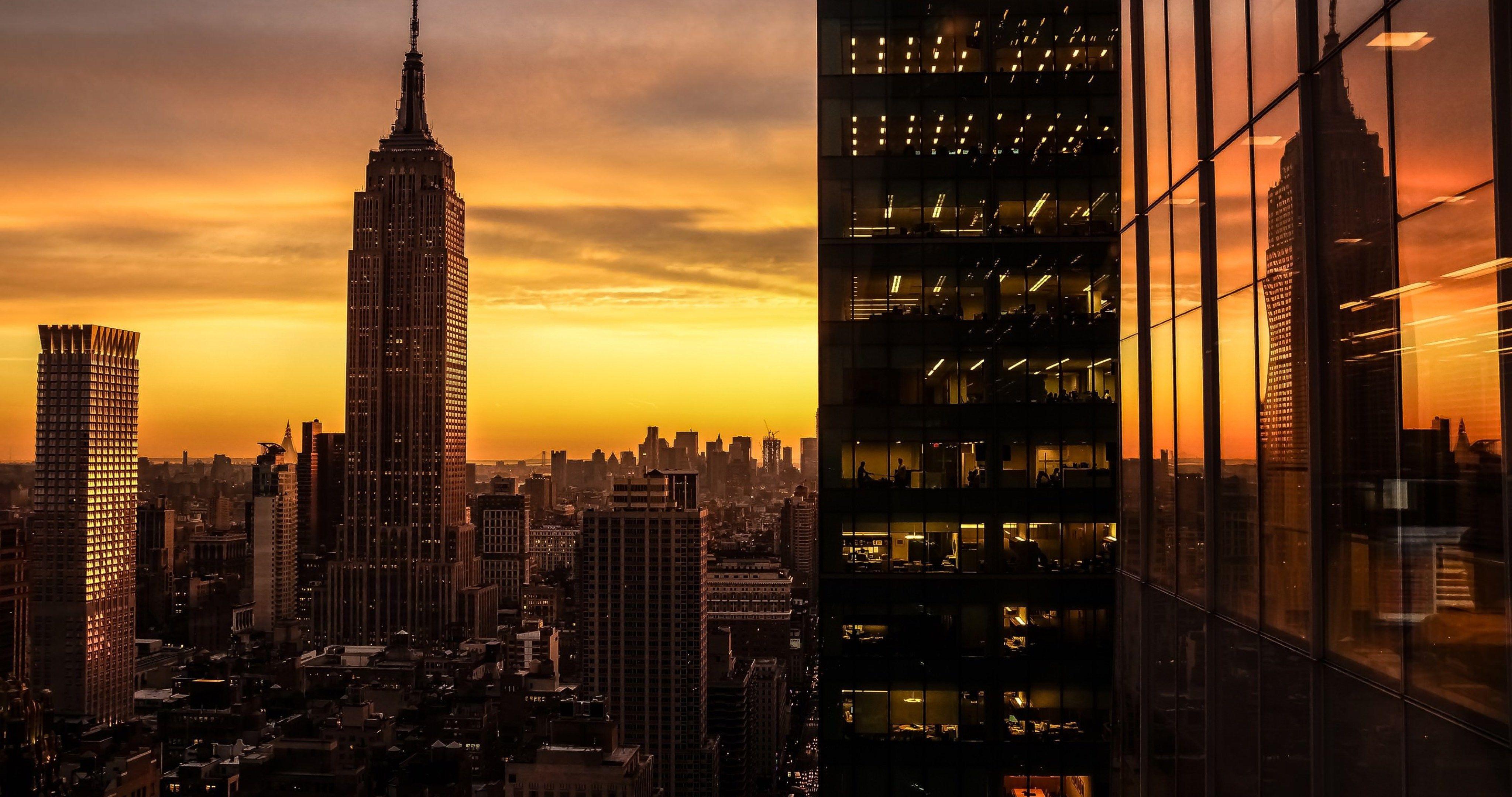 4096x2160 manhattan new york usa skyscapers 4k ultra HD wallpaper