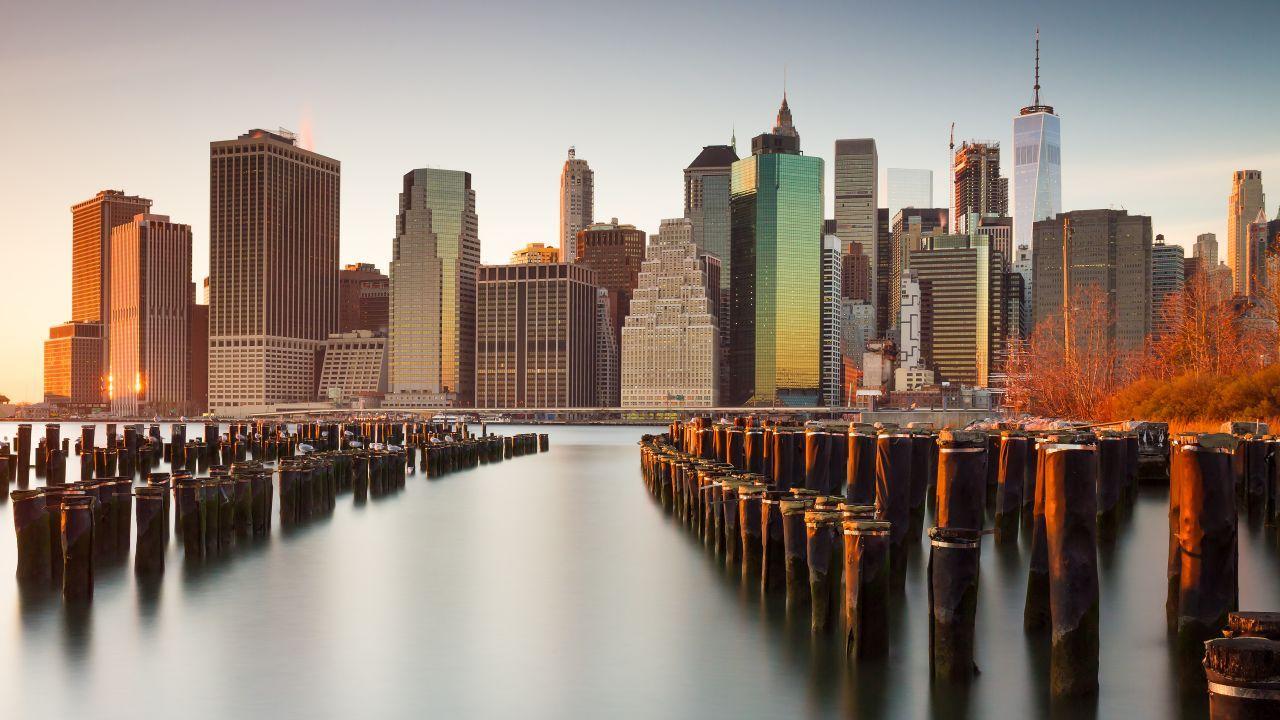 1280x720 Wallpaper New York City, Skyline, Skyscrapers, Cityscape