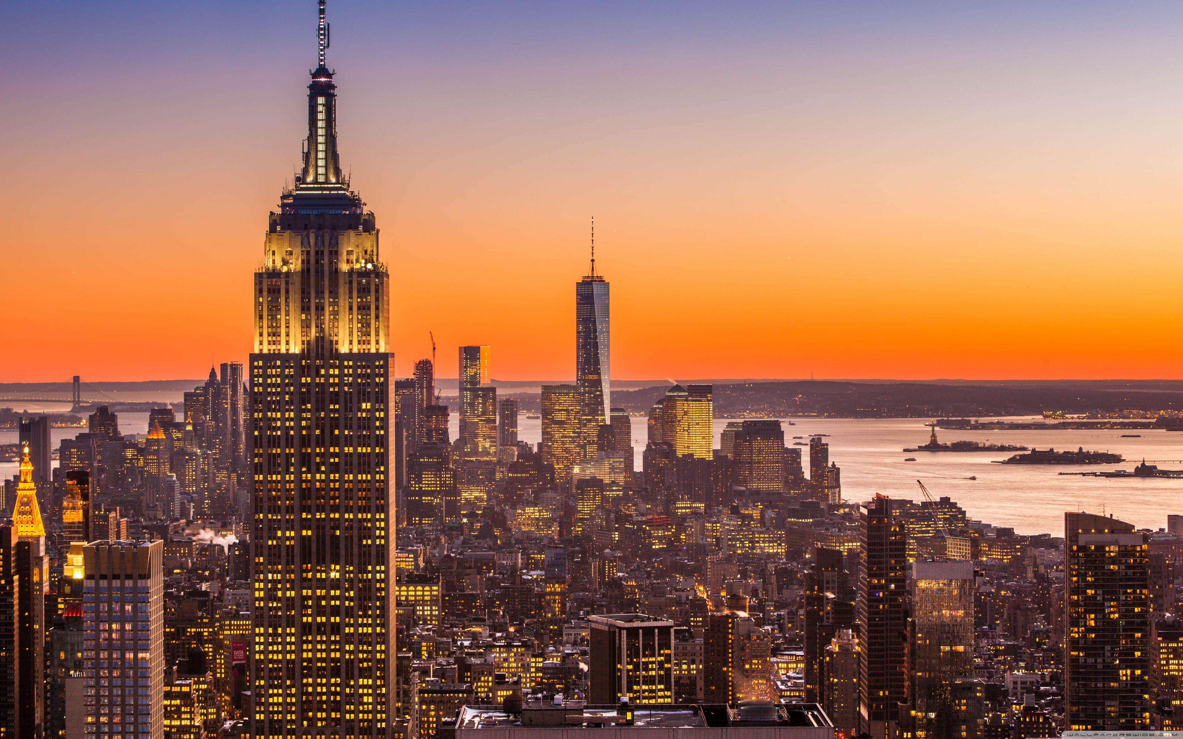 3840x2400 Vintage New York City Aerial View iPhone 5 Wallpaper / iPod