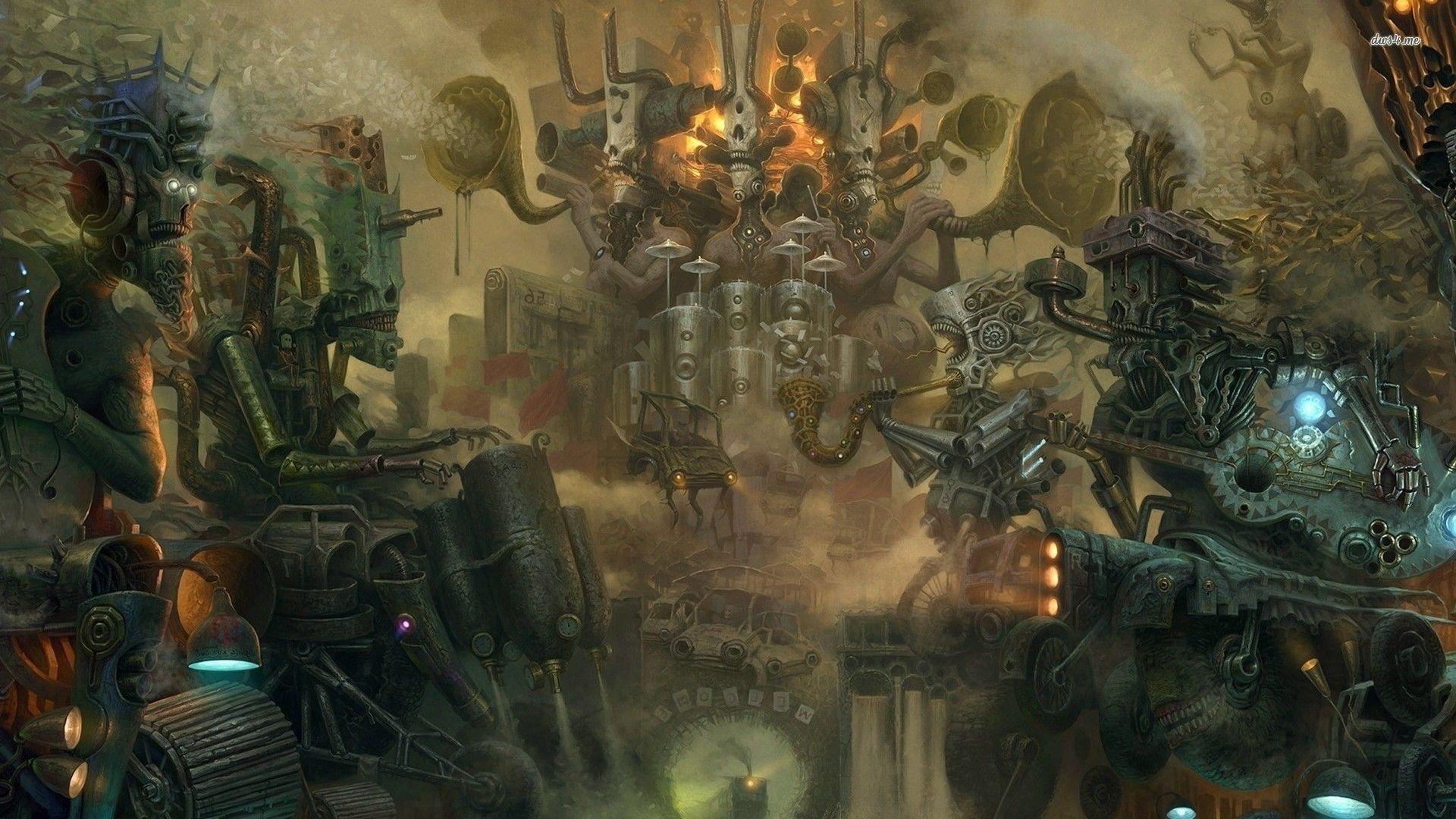 1920x1080 Steampunk Desktop Wallpaper