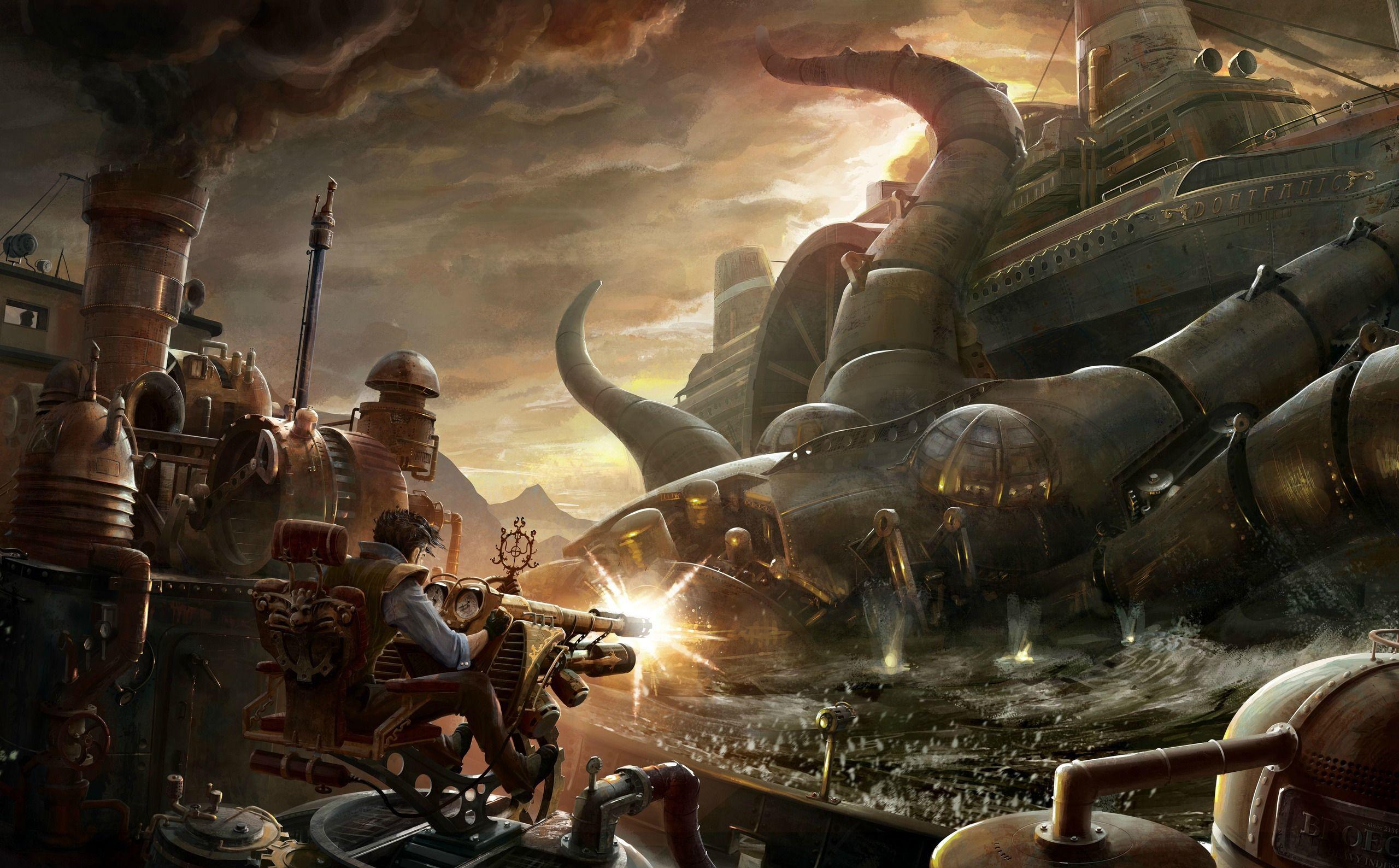2560x1588 Steampunk Wallpaper HD