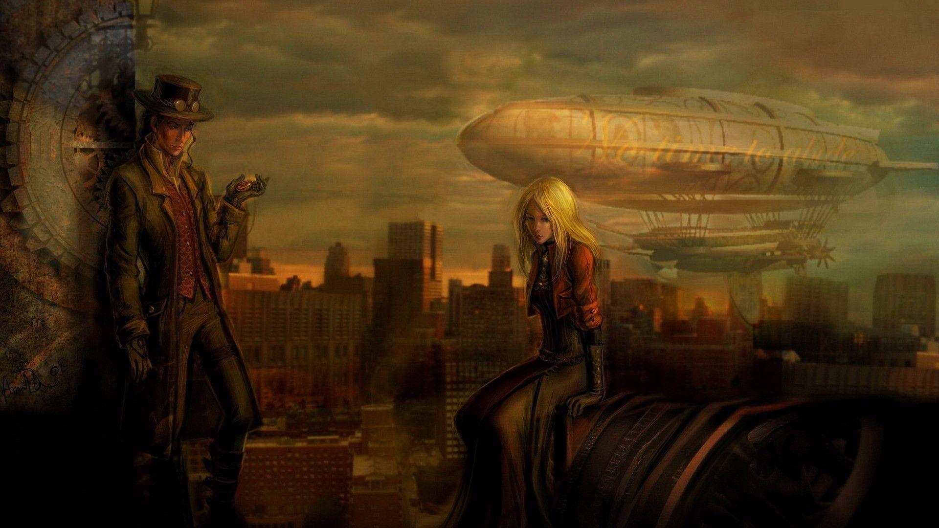 1920x1080 Steampunk Wallpaper HD background picture