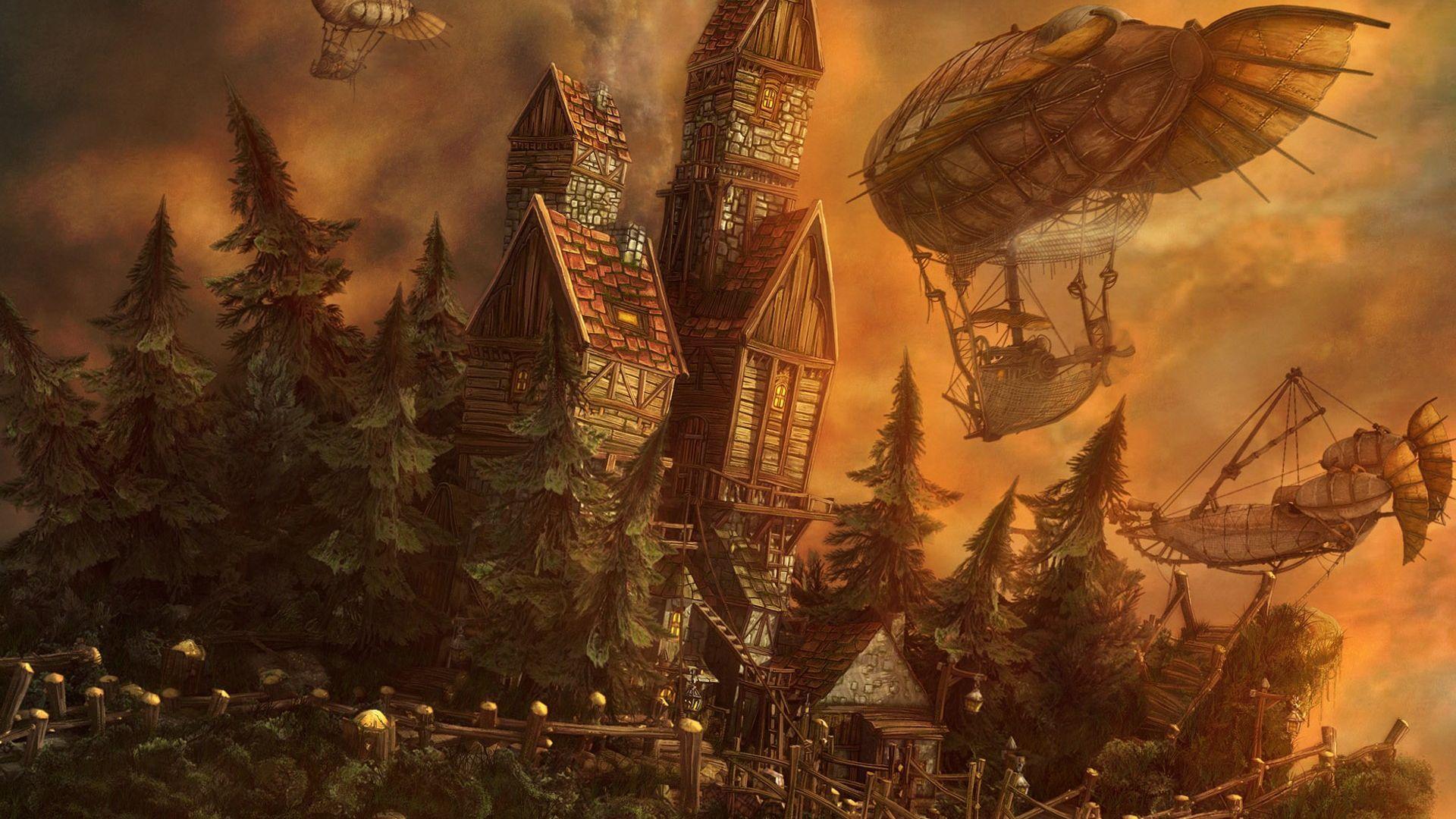 1920x1080 Steampunk Wallpaper