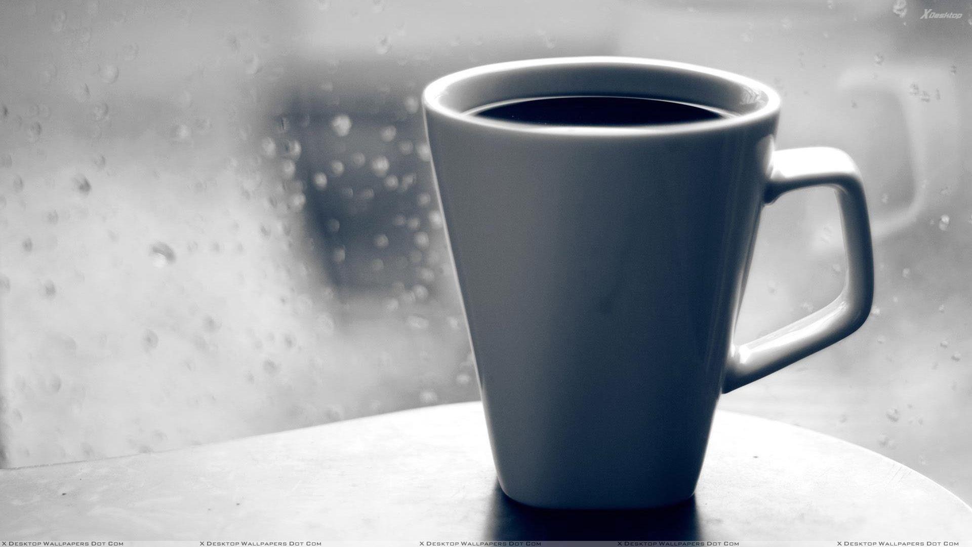 1920x1080 Cup Of Black Tea In White Cup Wallpaper