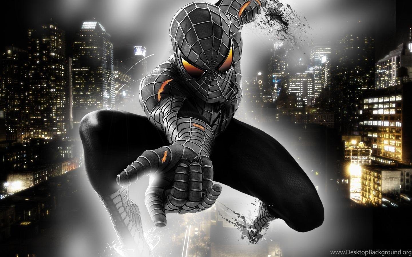 1440x900 Black Spiderman Wallpaper Widescreen HD Wallpaper Desktop