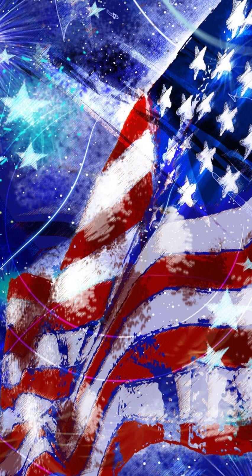 852x1608 Happy Birthday Usa HD Wallpaper