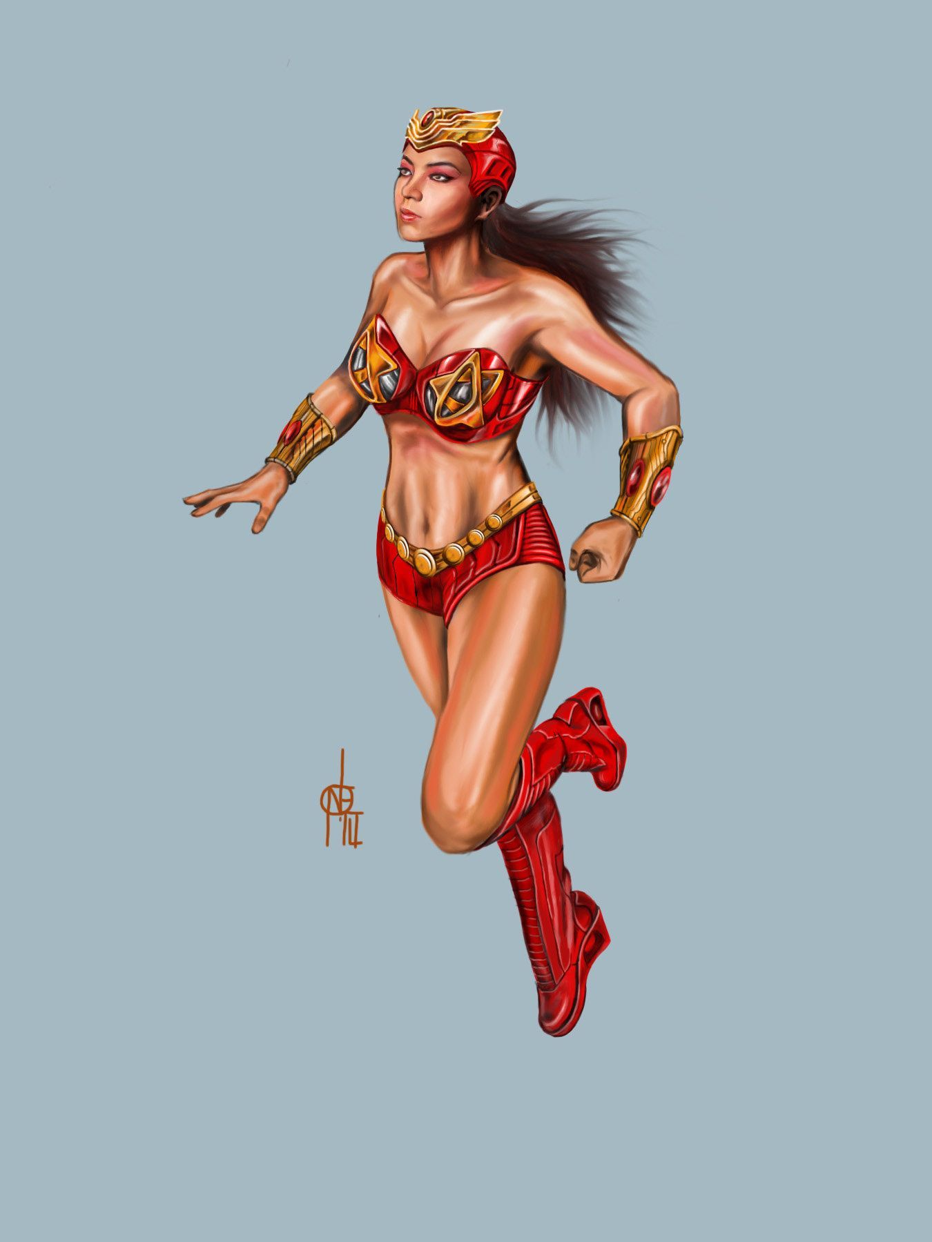 1350x1800 cosmic heroine like Darna
