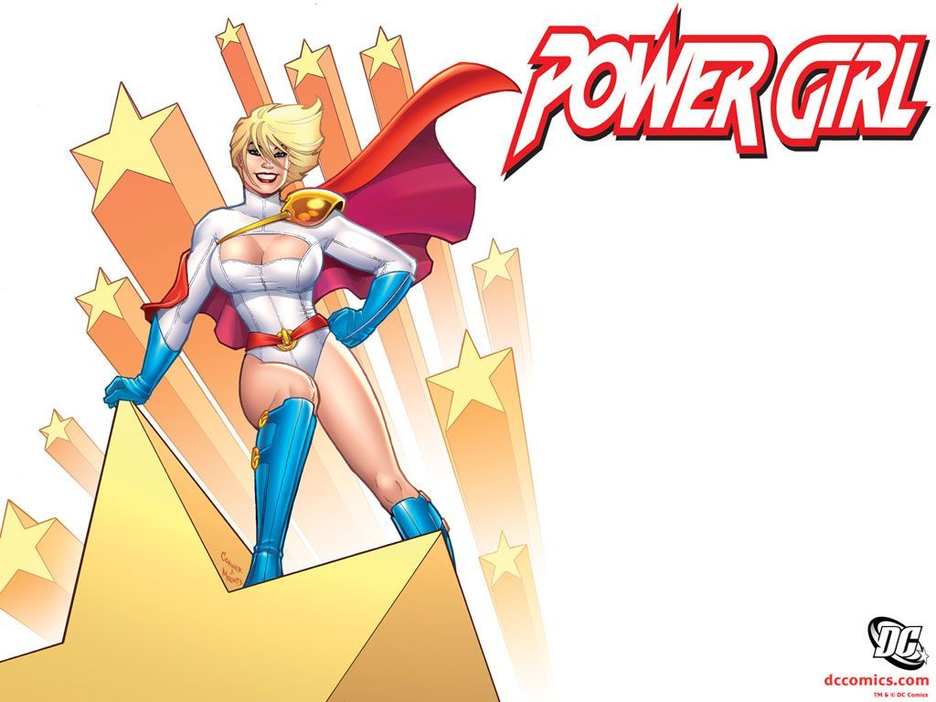 1024x768 Power Girl wallpaper Art Community GALLERY OF COMIC ART