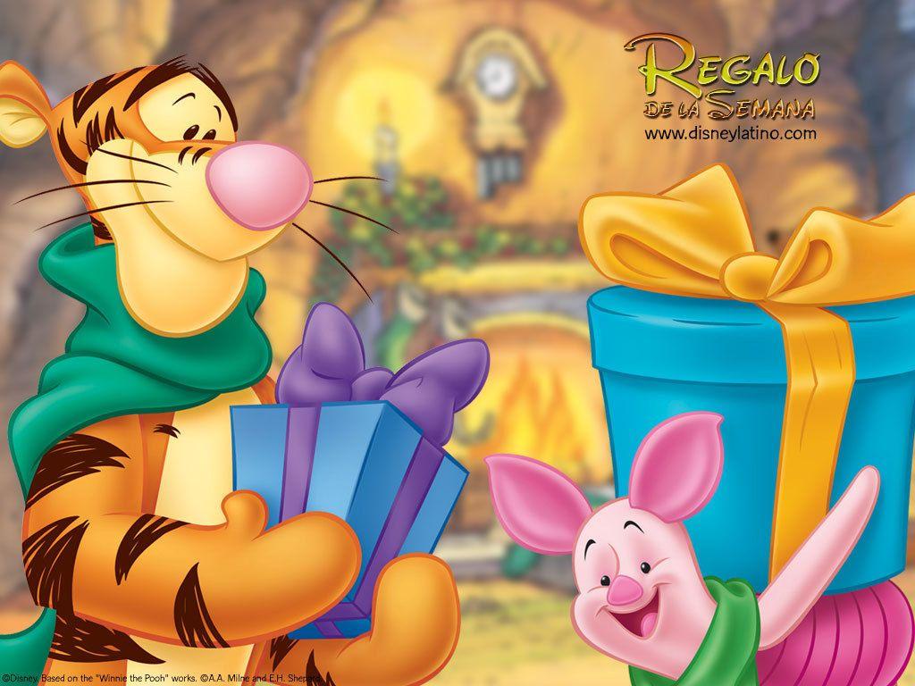 1024x768 Winnie the Pooh Christmas Wallpaper 2735527