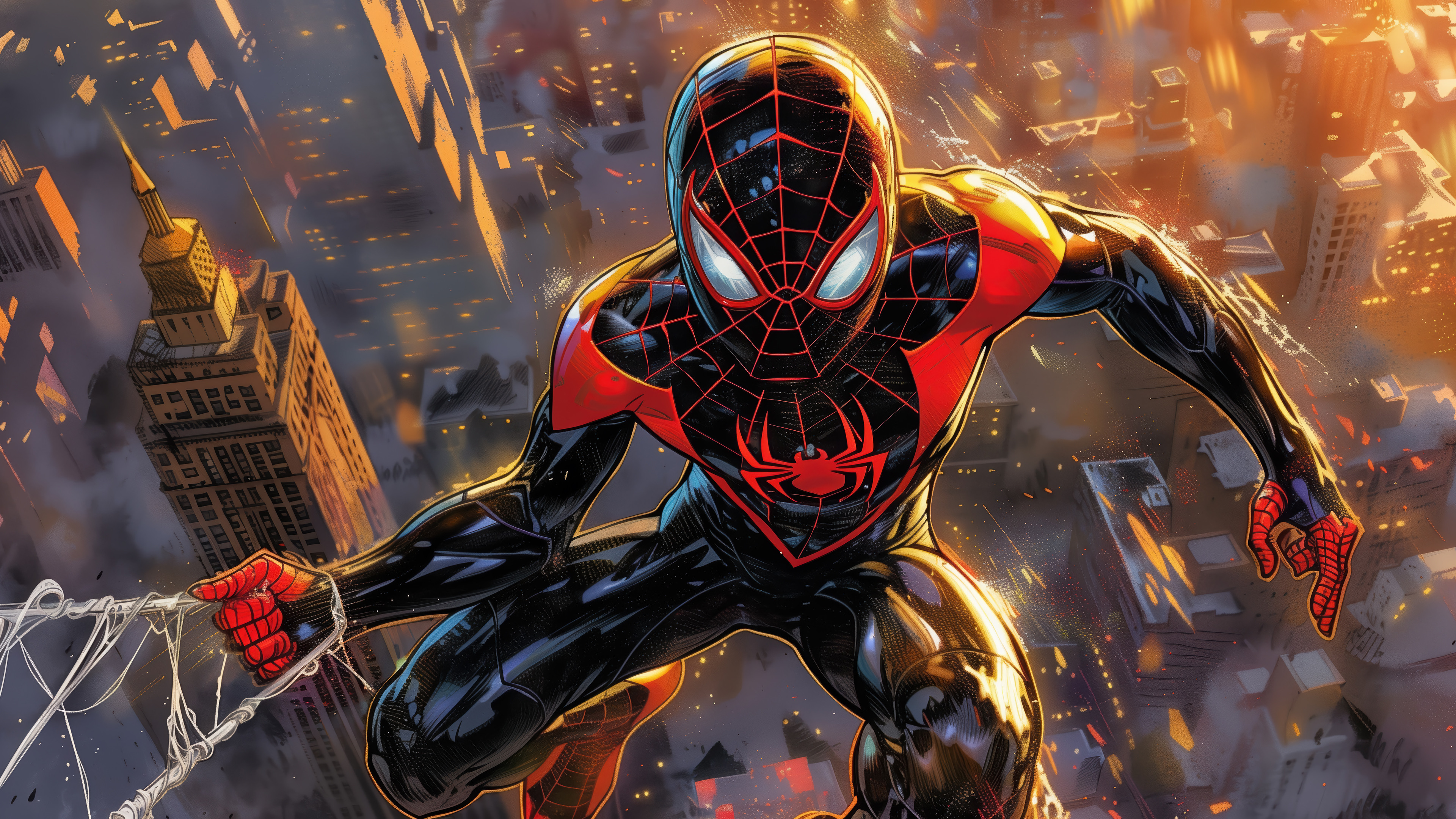 3840x2160 Miles Morales Spider Man 4K Wallpaper