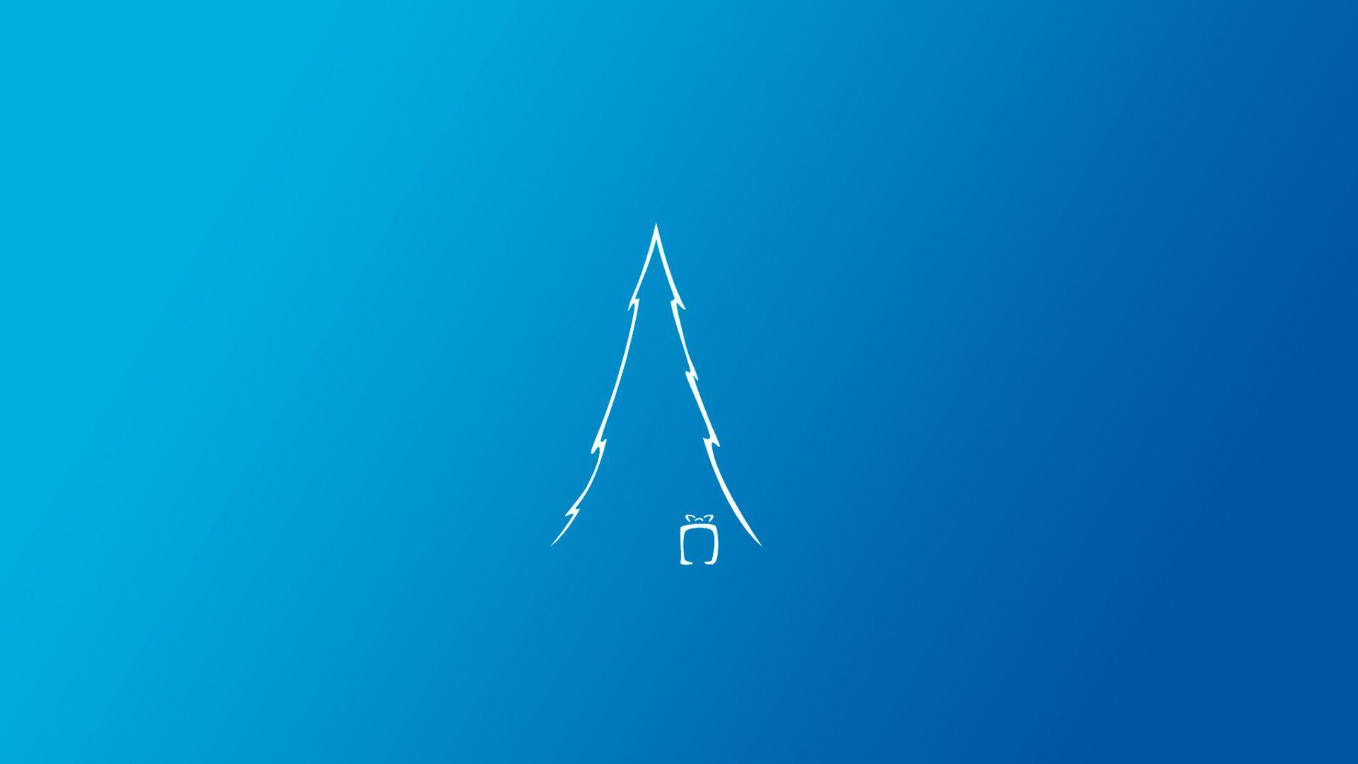 1920x1080 Minimalist New Year Wallpaper